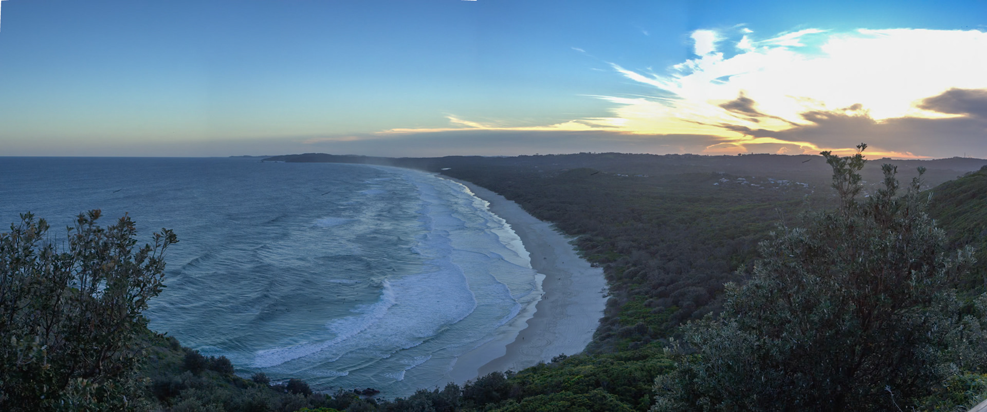 Tallow beach panorama