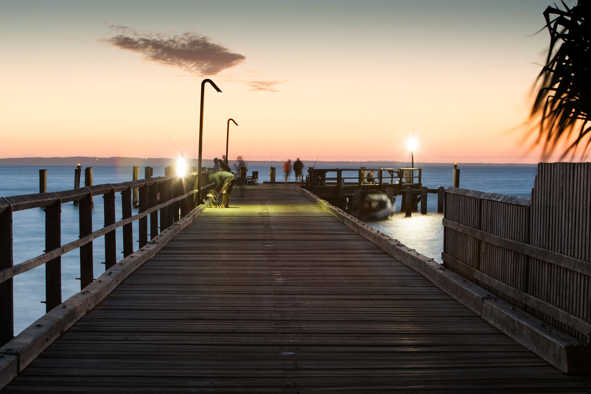 Pier at Kingfisher Bay, Fraser Island, Queensland, Australia