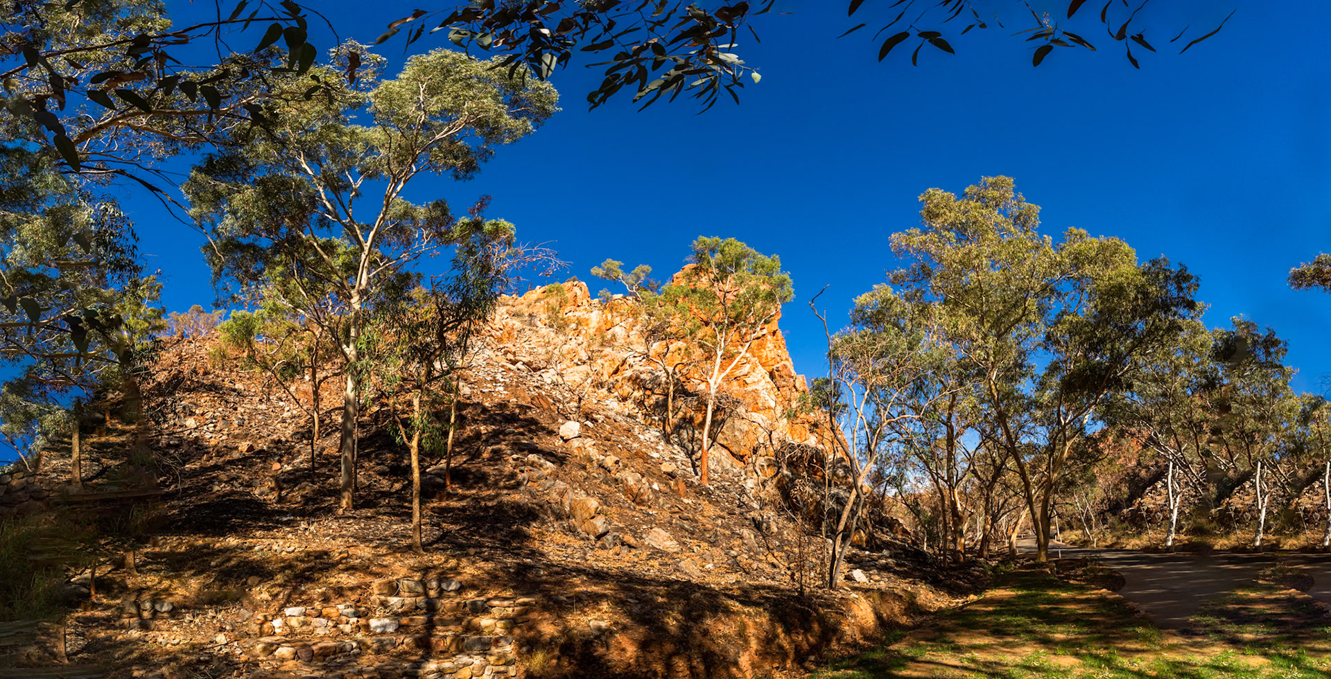 Nick's Camp to Simpson's Gap, Standley Chasm and lookout, Larapinta Trail, Northern Territory, Australia