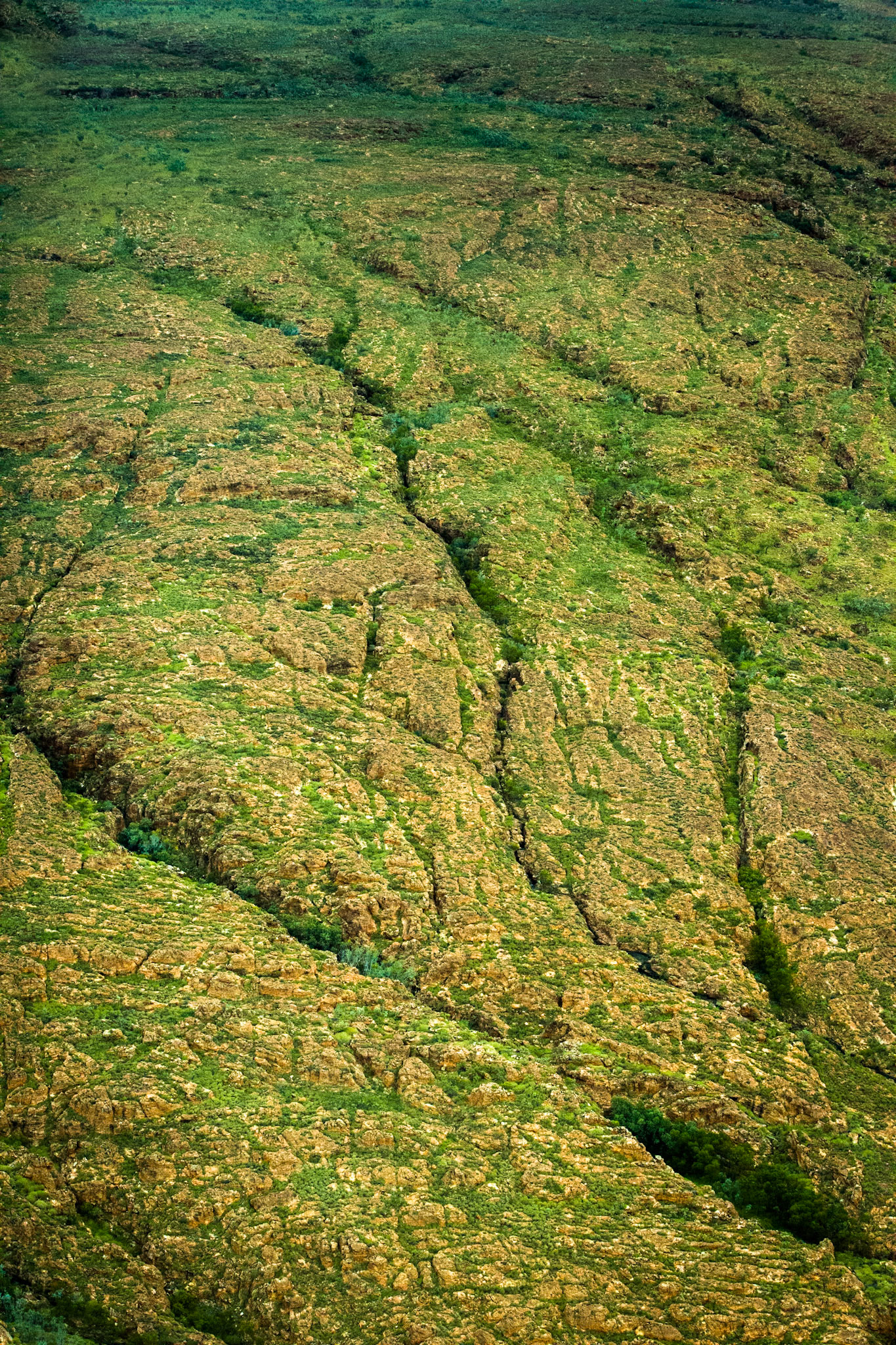 Aerial view, El Questro to the Bungle Bungles, West Australia