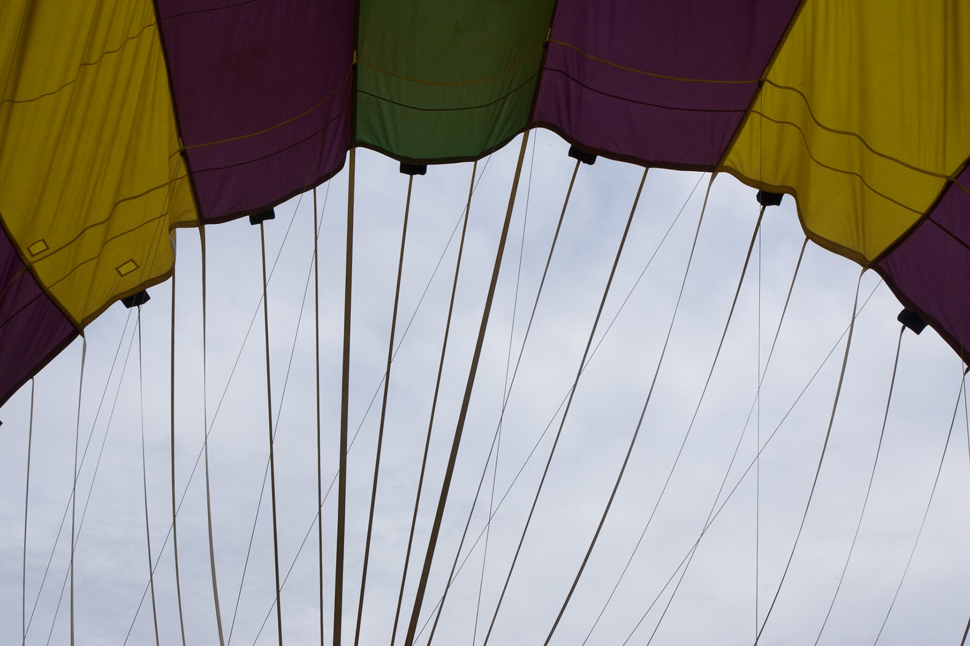 Hot air balloon ride in the Hunter Valley, New South Wales.