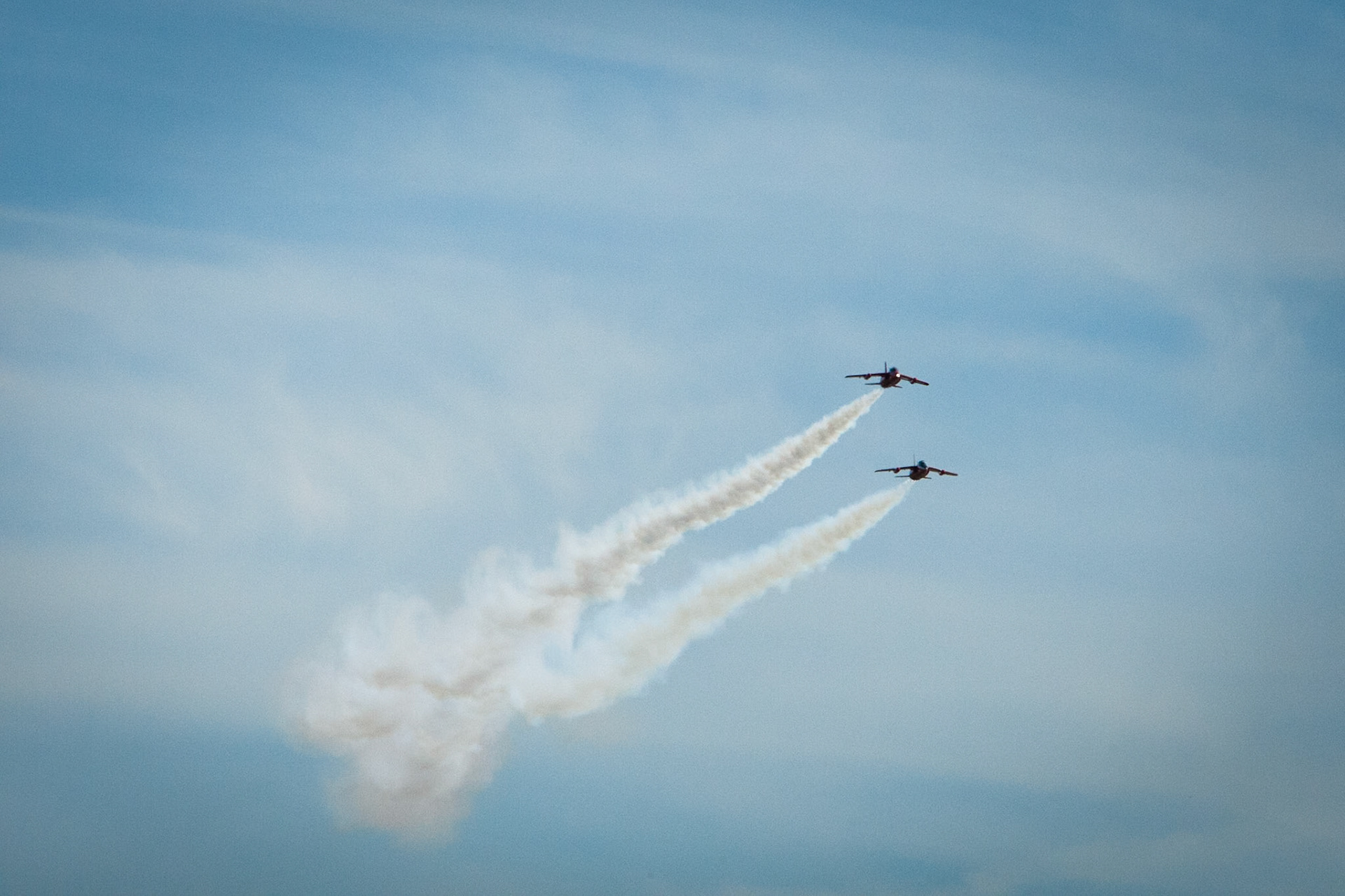 Folland Gnat, Duxford Airshow and Imperial War Museum, Cambridgeshire. A small, swept-wing British subsonic jet trainer and light fighter aircraft developed for the Royal Air Force. Well known as the aircraft of the RAF's Red Arrows aerobatic team.