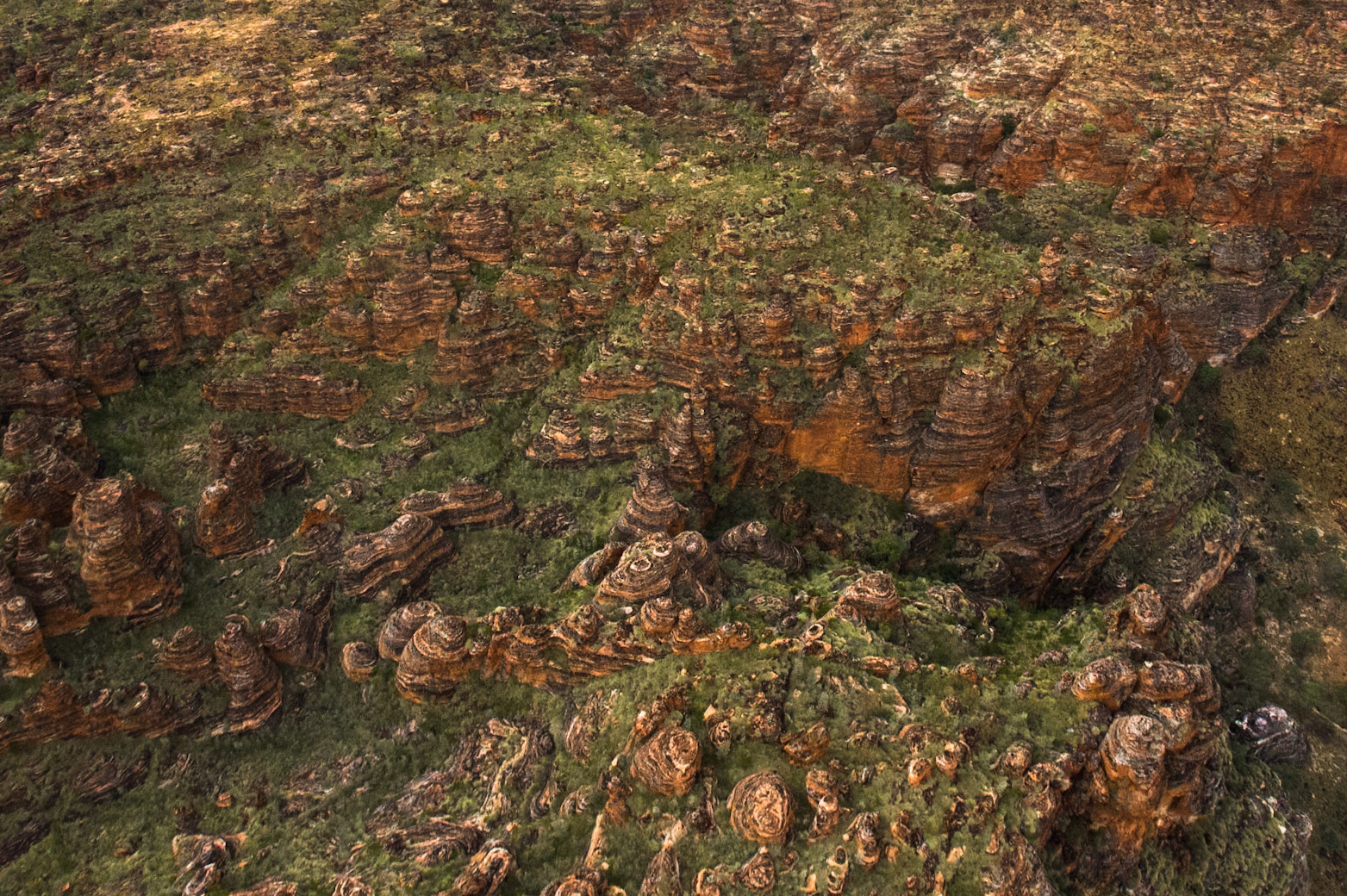 Aerial view, the Bungle Bungles, West Australia