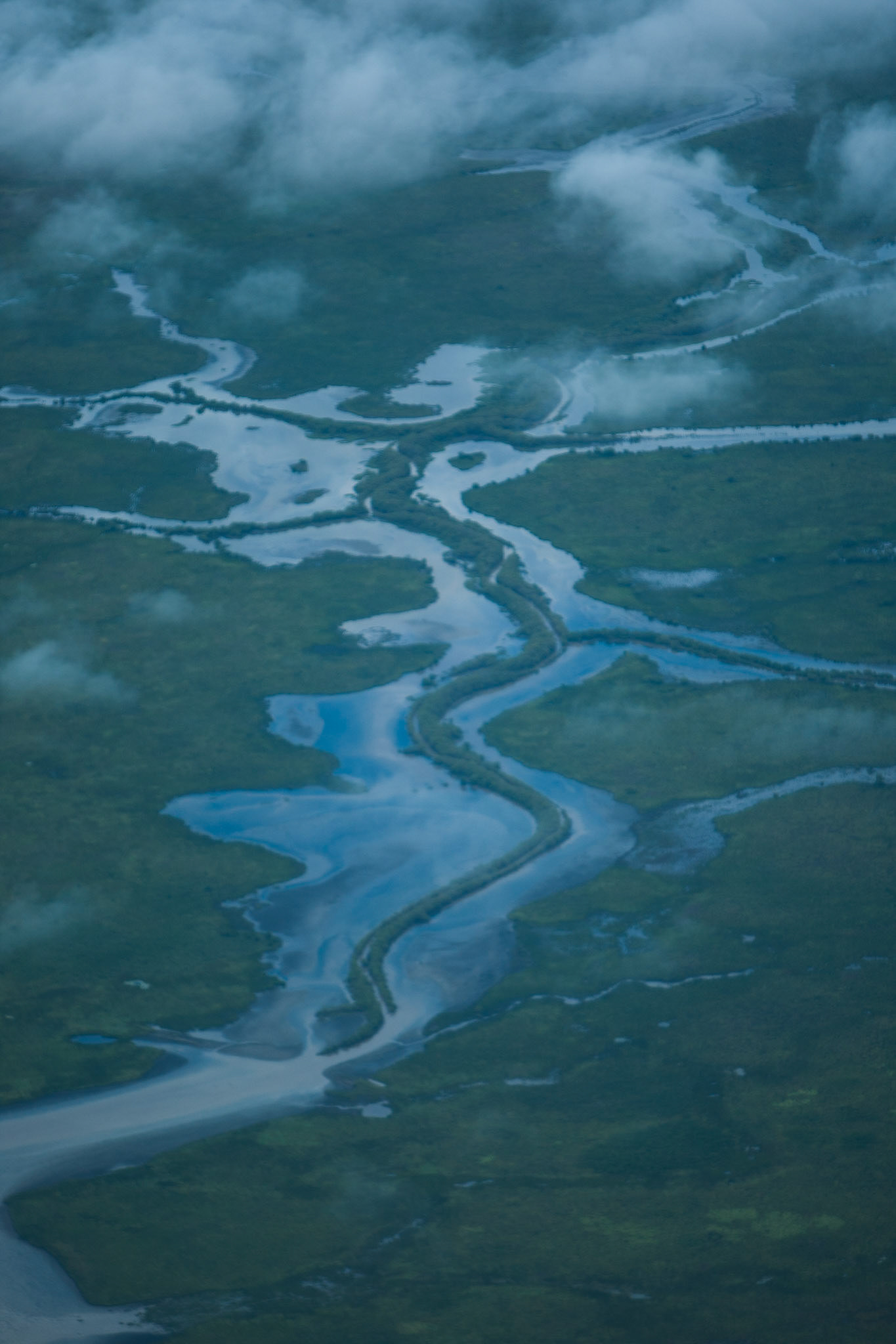 An aerial view of Arnhemland, flying from Mount Borradale to Darwin