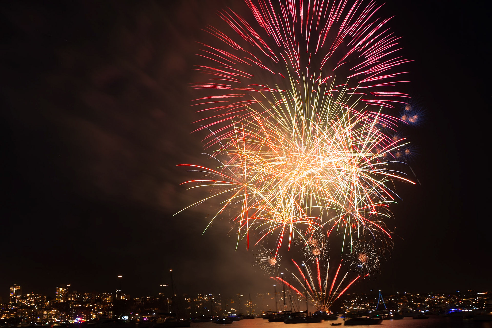 Fireworks, New Year's eve 2012, Sydney