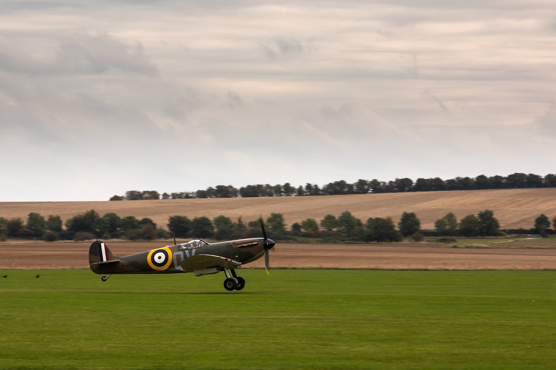Spitfire N3200, QV