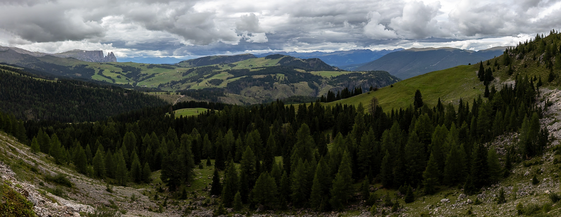 Passo Sella, Sassolungo, Selva di Val Gardena, Dolomites, South Tyrol, Italy