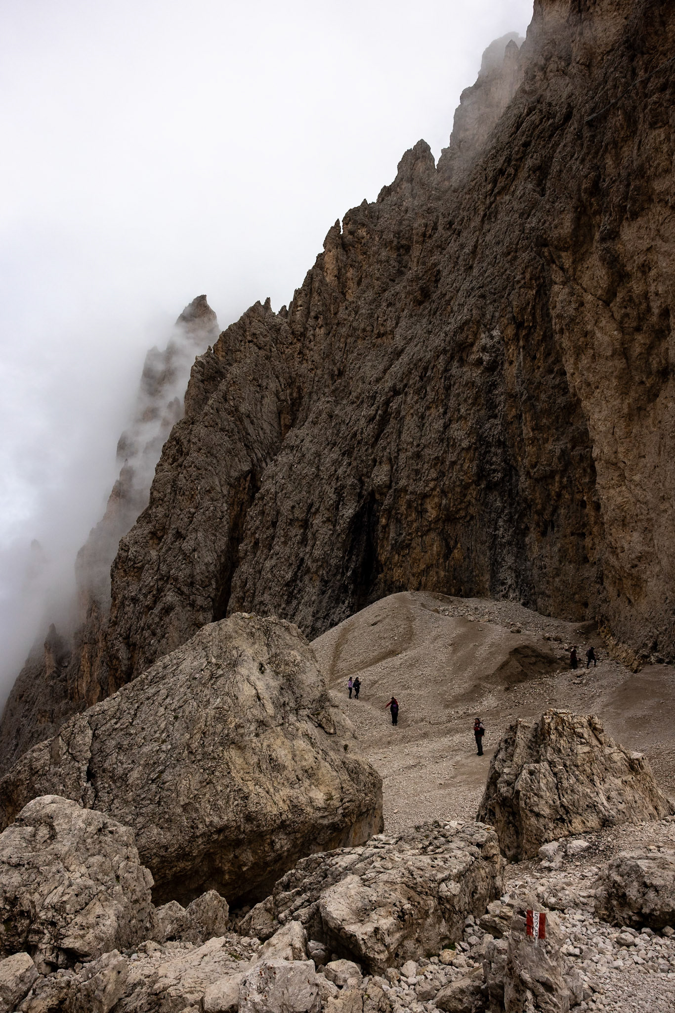 Passo Sella, Sassolungo, Selva di Val Gardena, Dolomites, South Tyrol, Italy