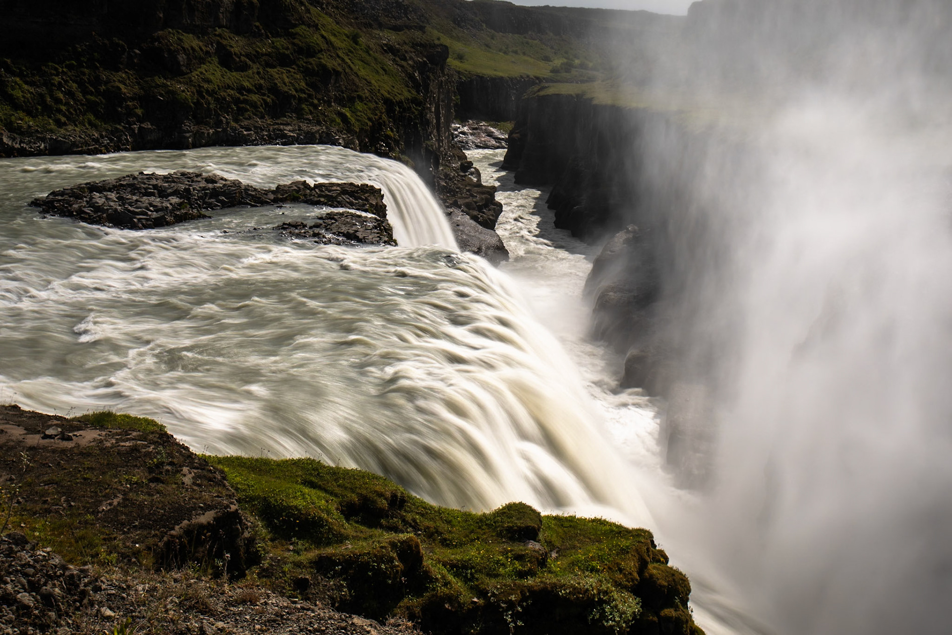 Gullfoss waterfalls, southern Iceland
