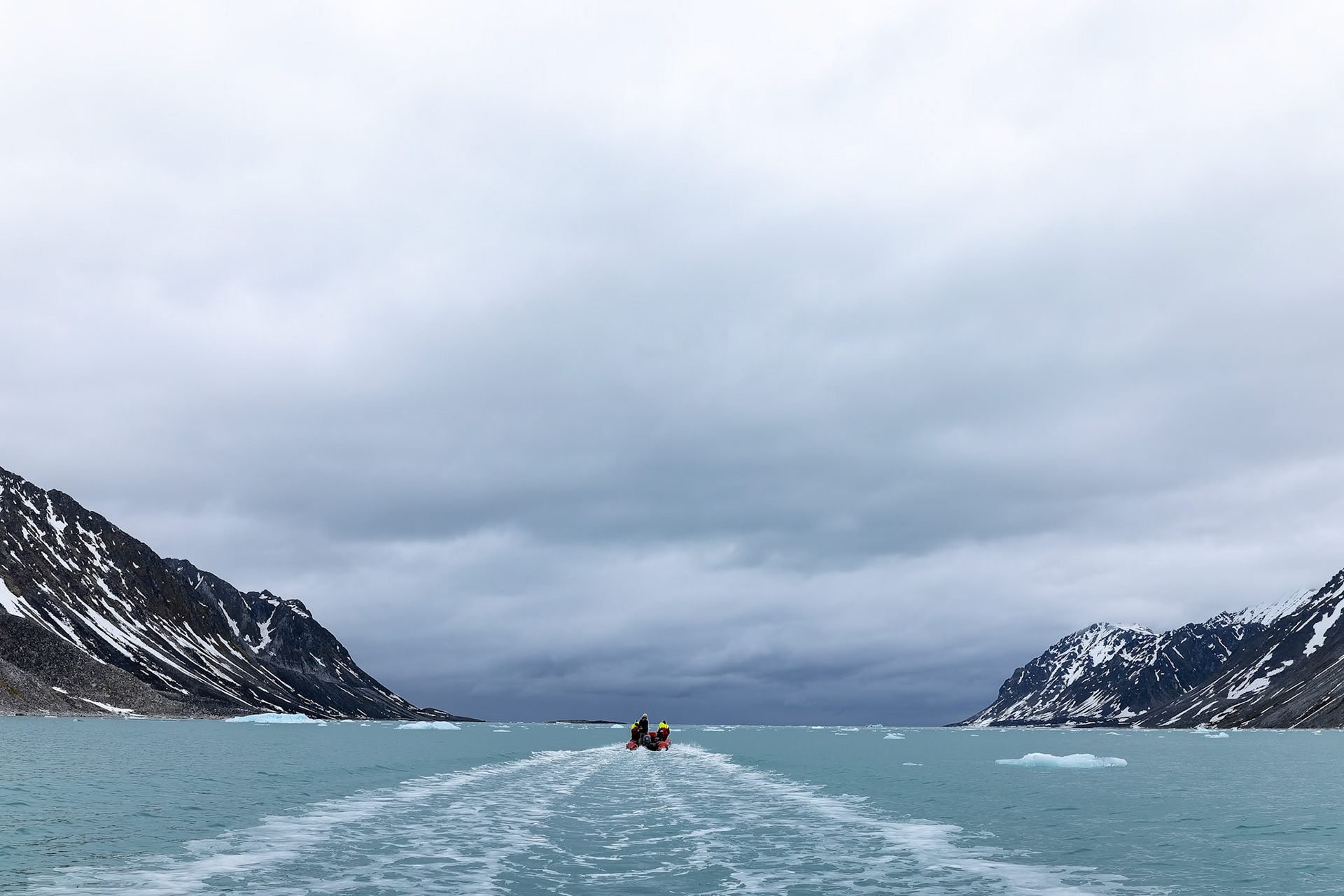 Landscape, Magdelena Fjord, Svalbard, Norway