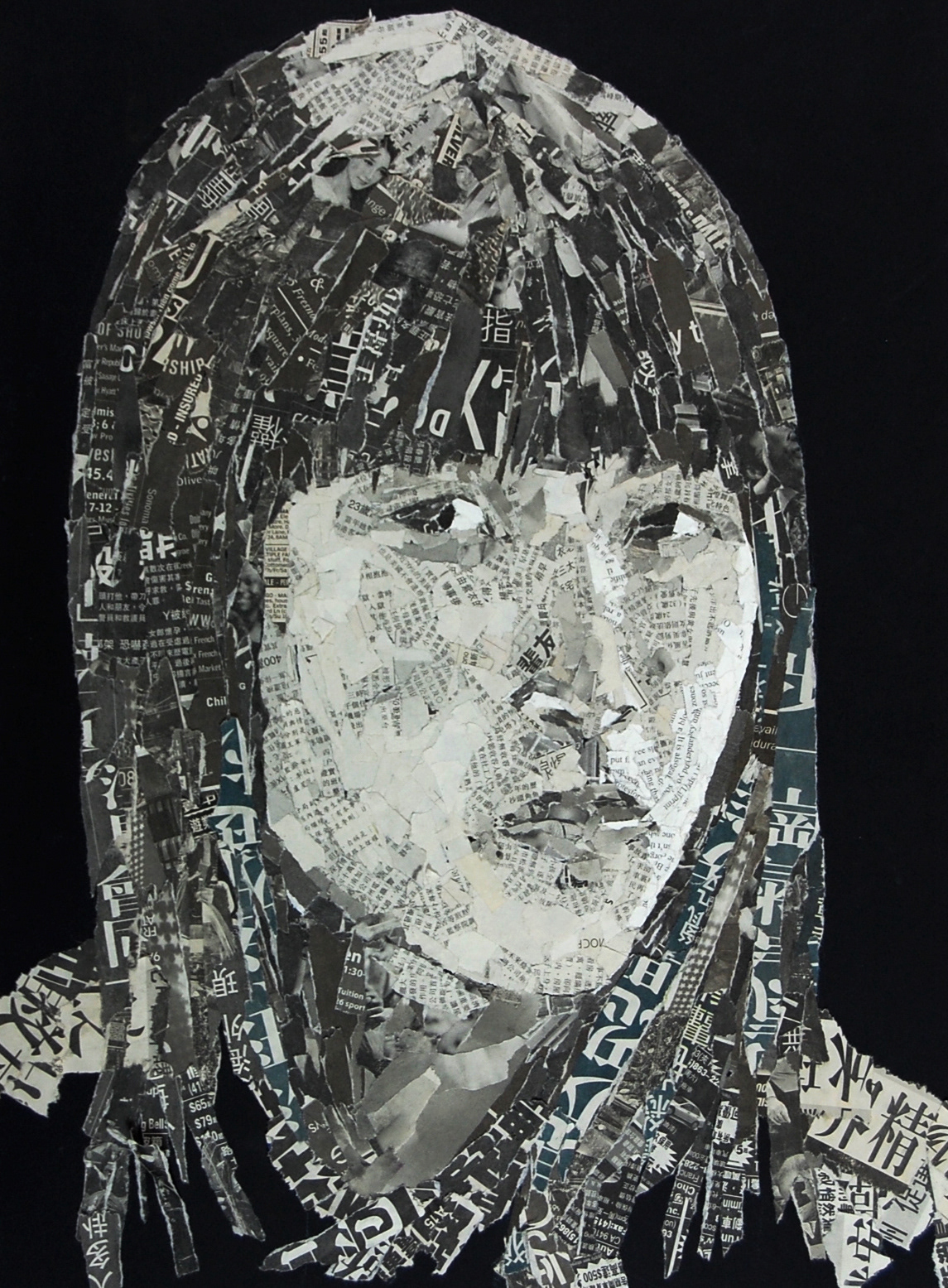 Newspaper Portrait | Collage