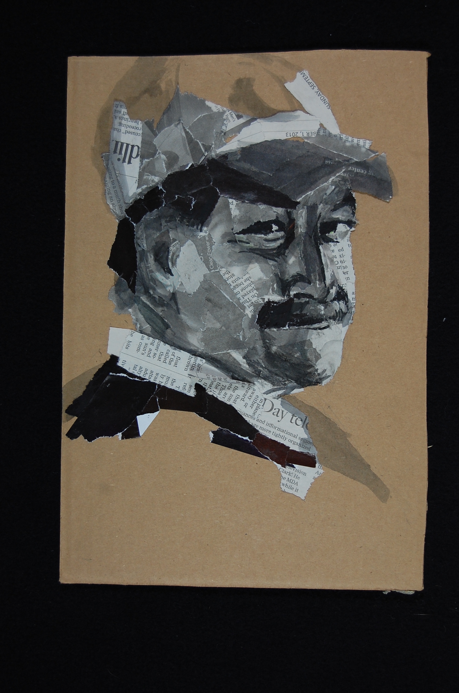 Portrait of Father  |  Collage