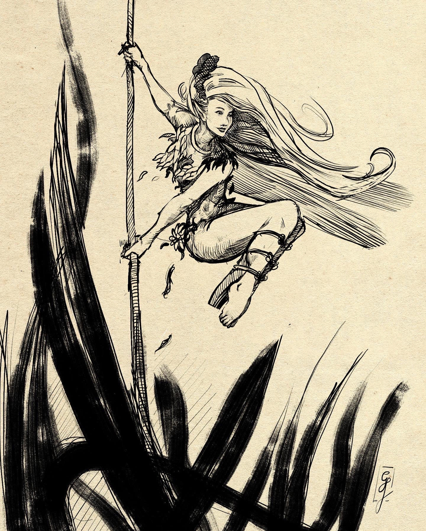 Feenflug Lineart