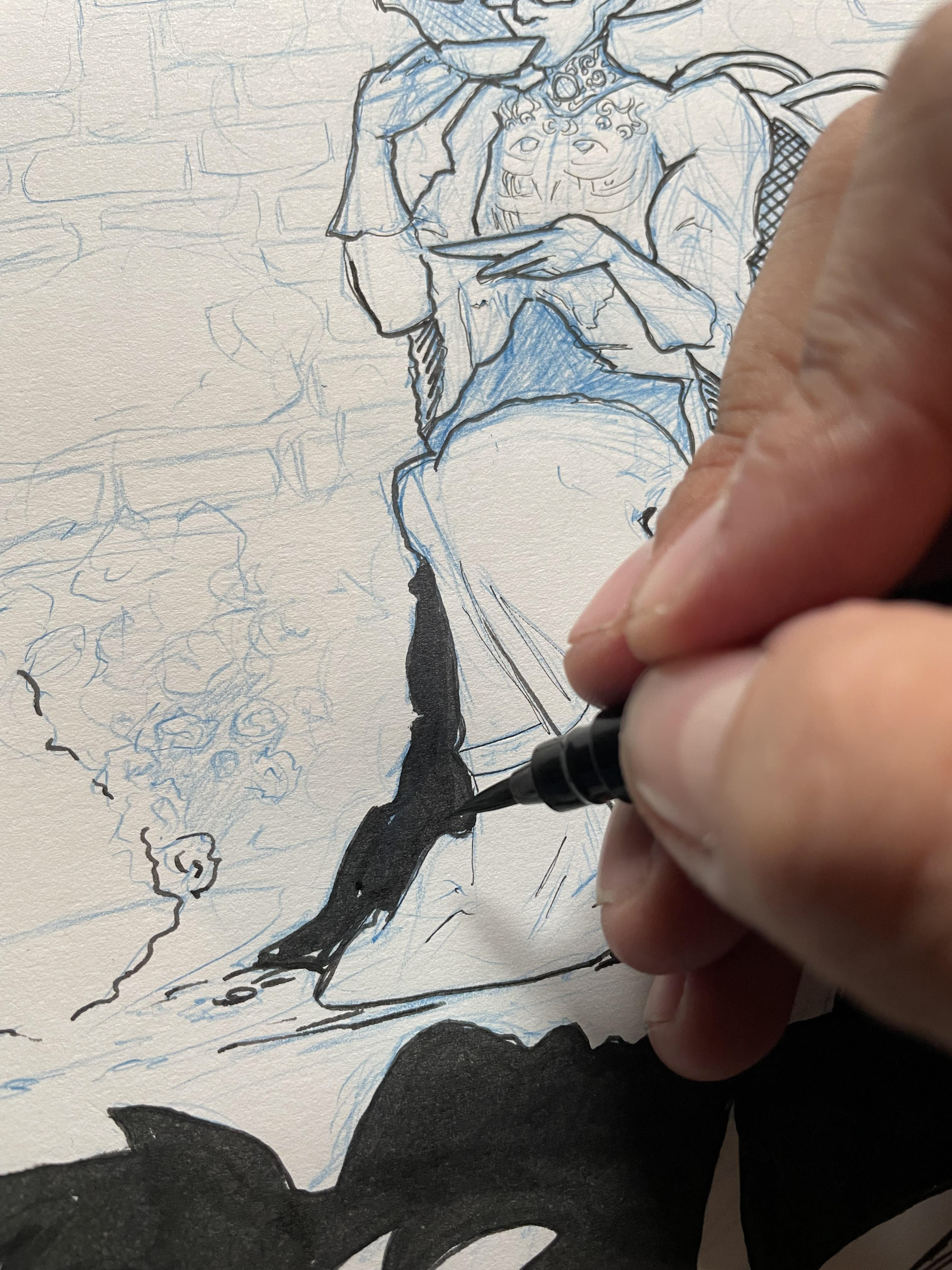 Inking mit Pinselstift