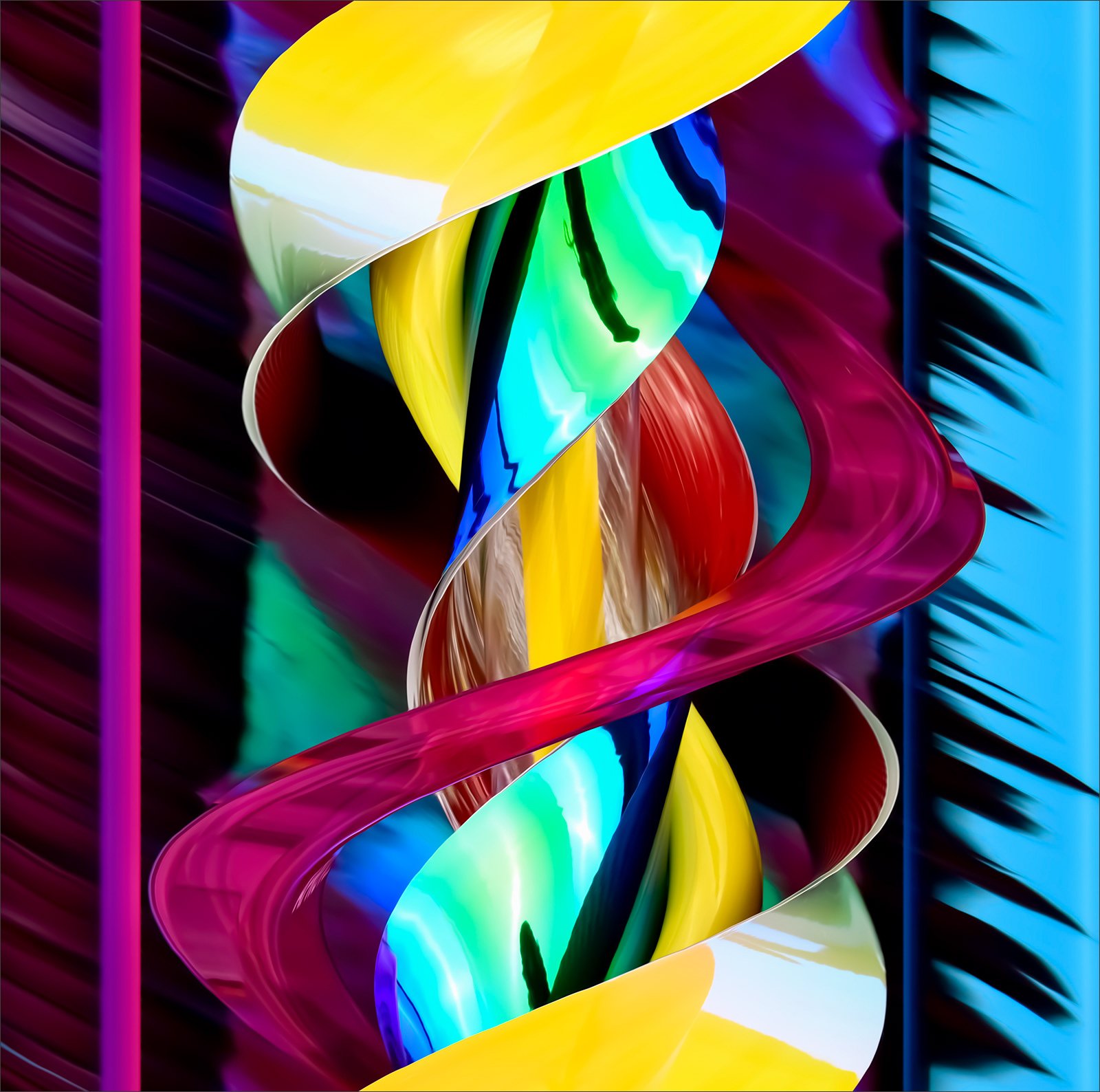 Slit scan fine art photography by Steffen Freiling, available as limited edition prints.