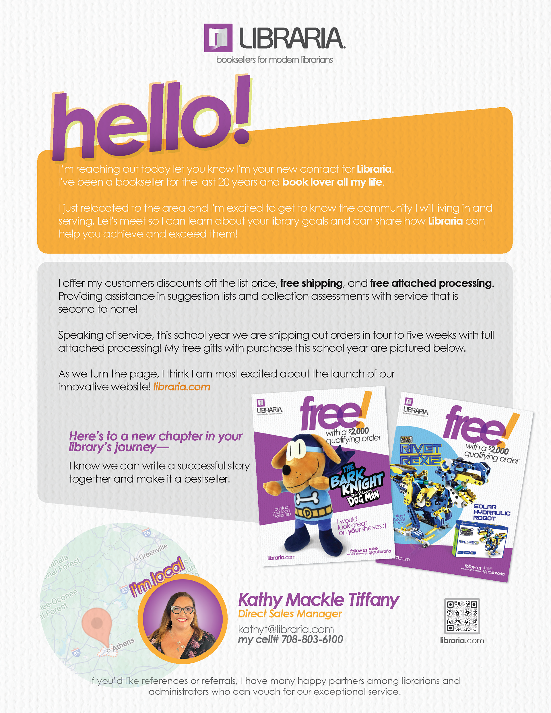 Library visit/drop off