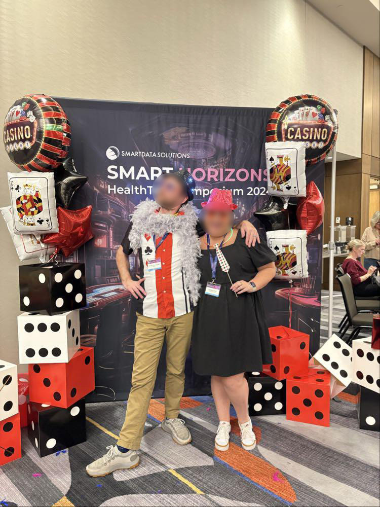 Conference Photo Backdrop Banner - Casino Side Example