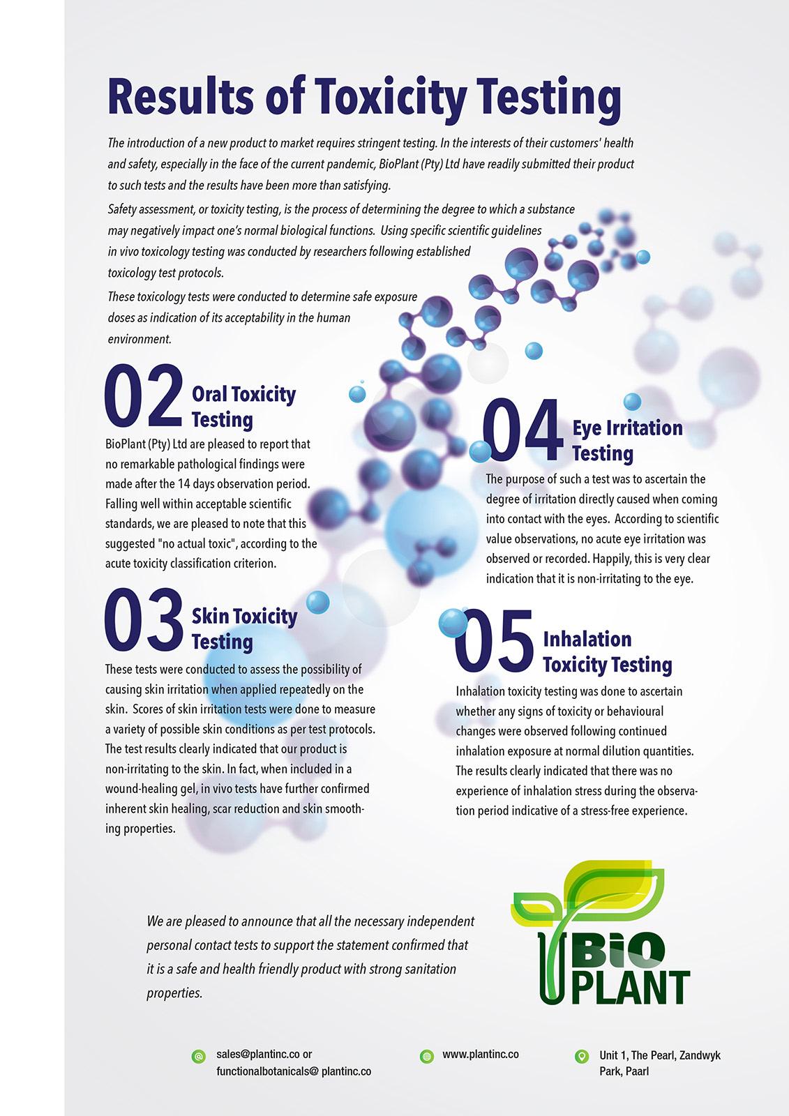 Product Information Document