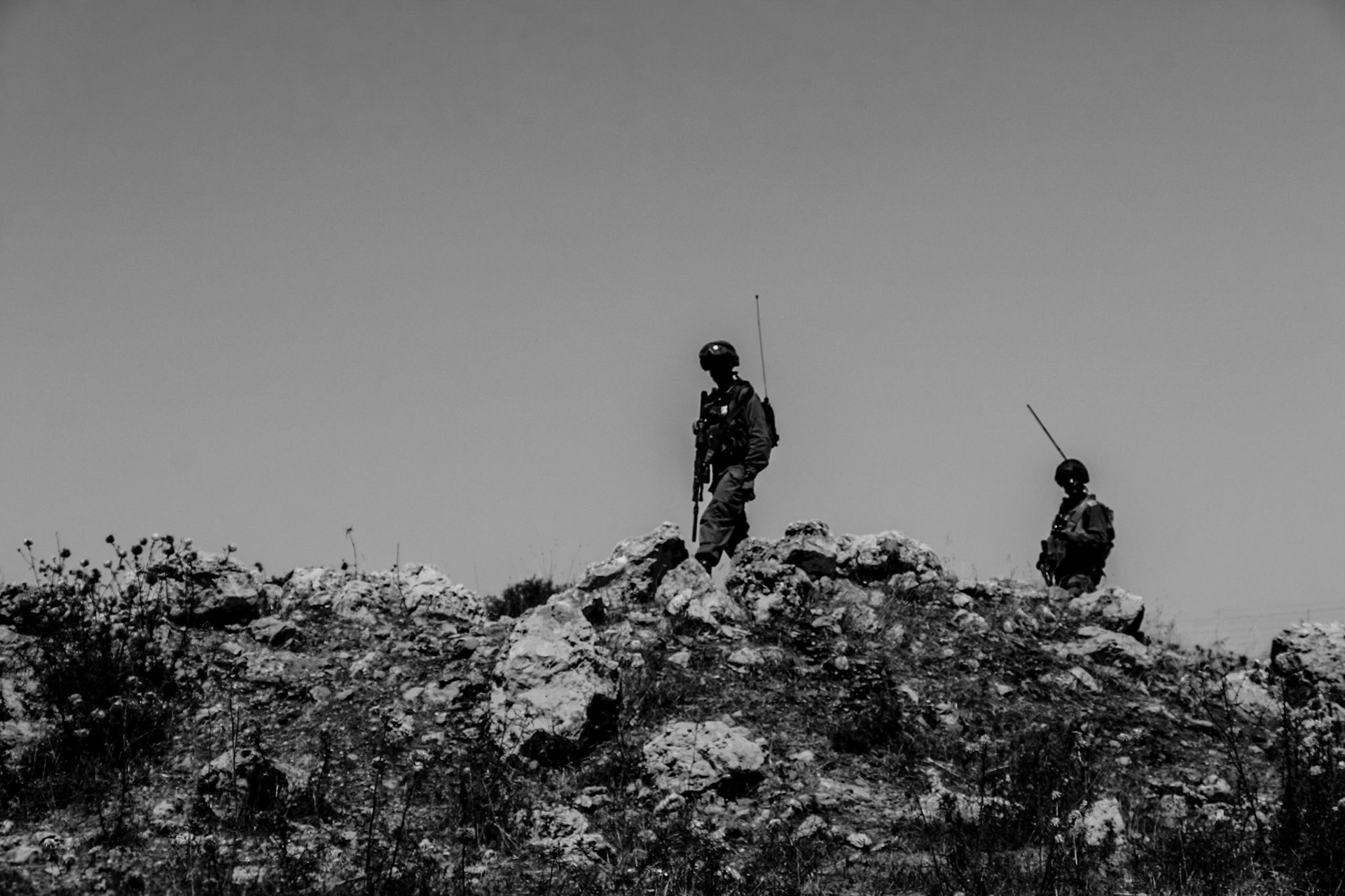 Soldiers on patrol