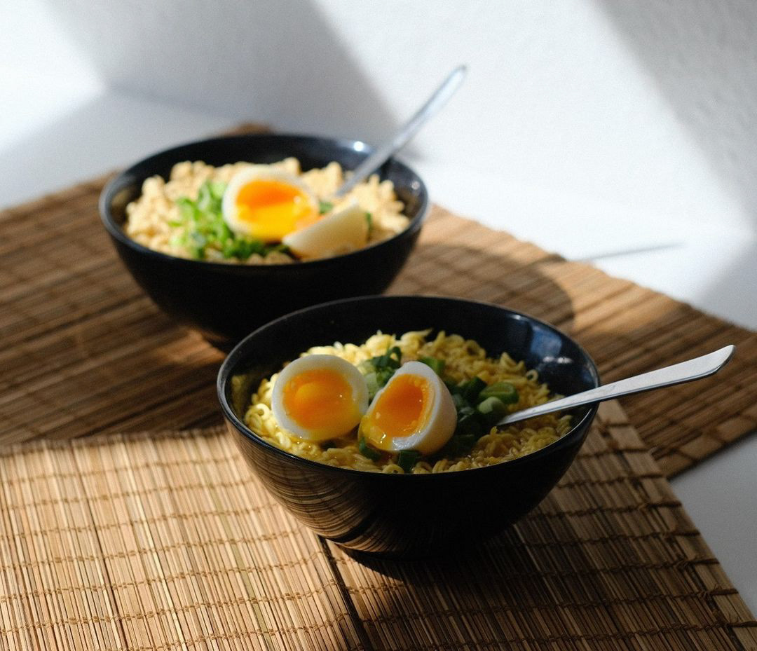 Specialty ramen he made alongside students on webinar