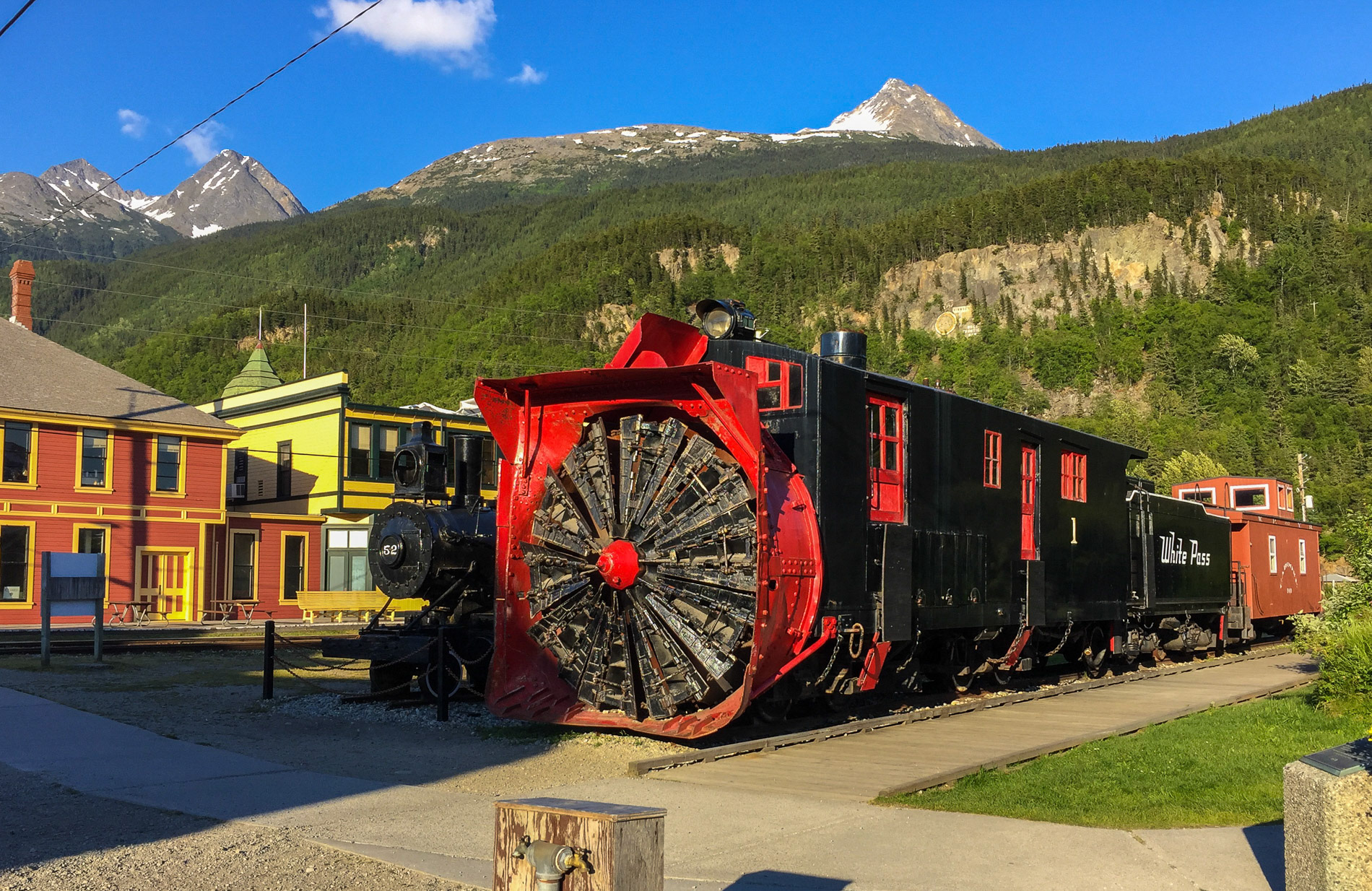 ein Schneepflug in groß (Skagway)