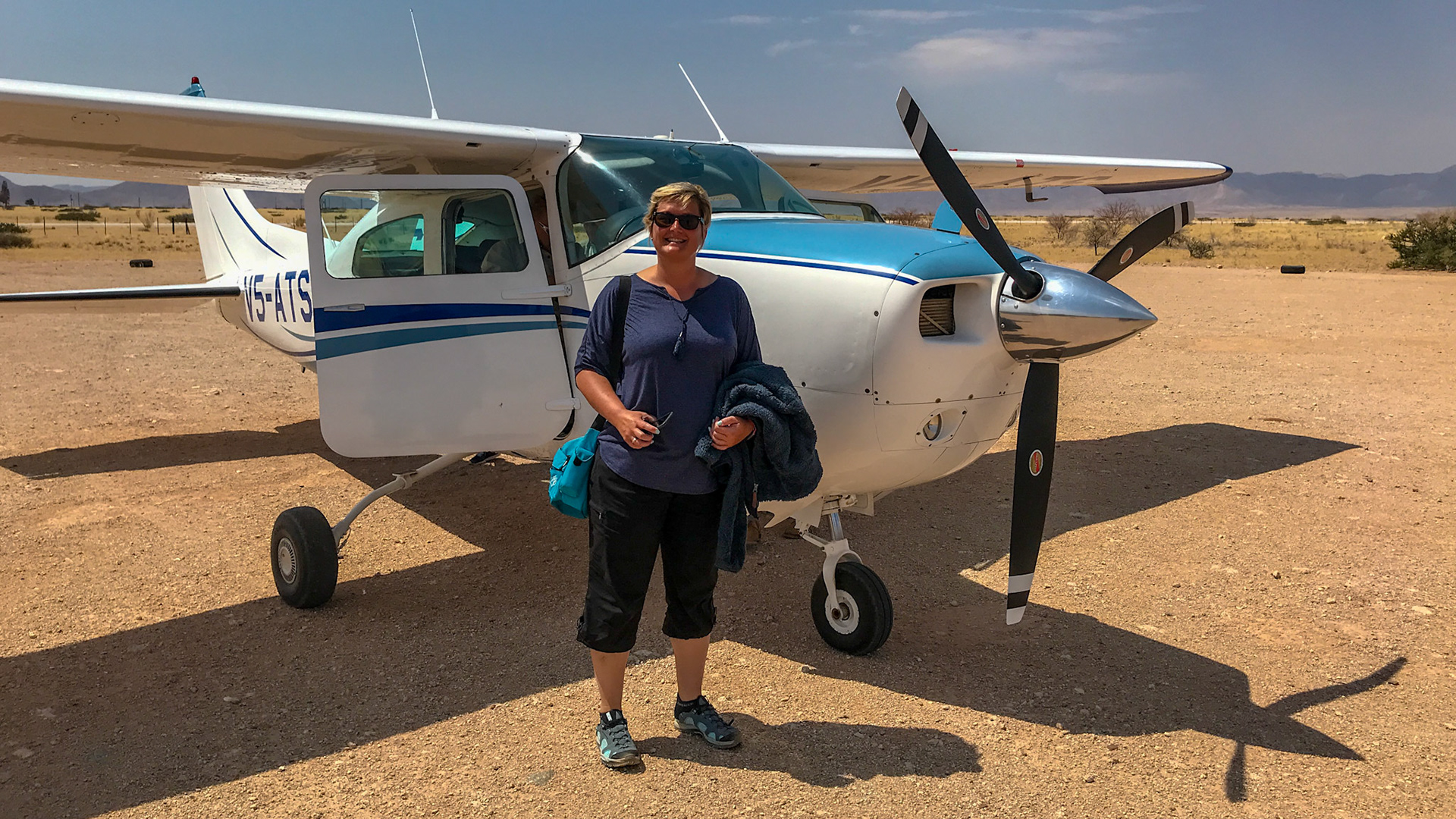 Flug von Solitaire nach Swakopmund
