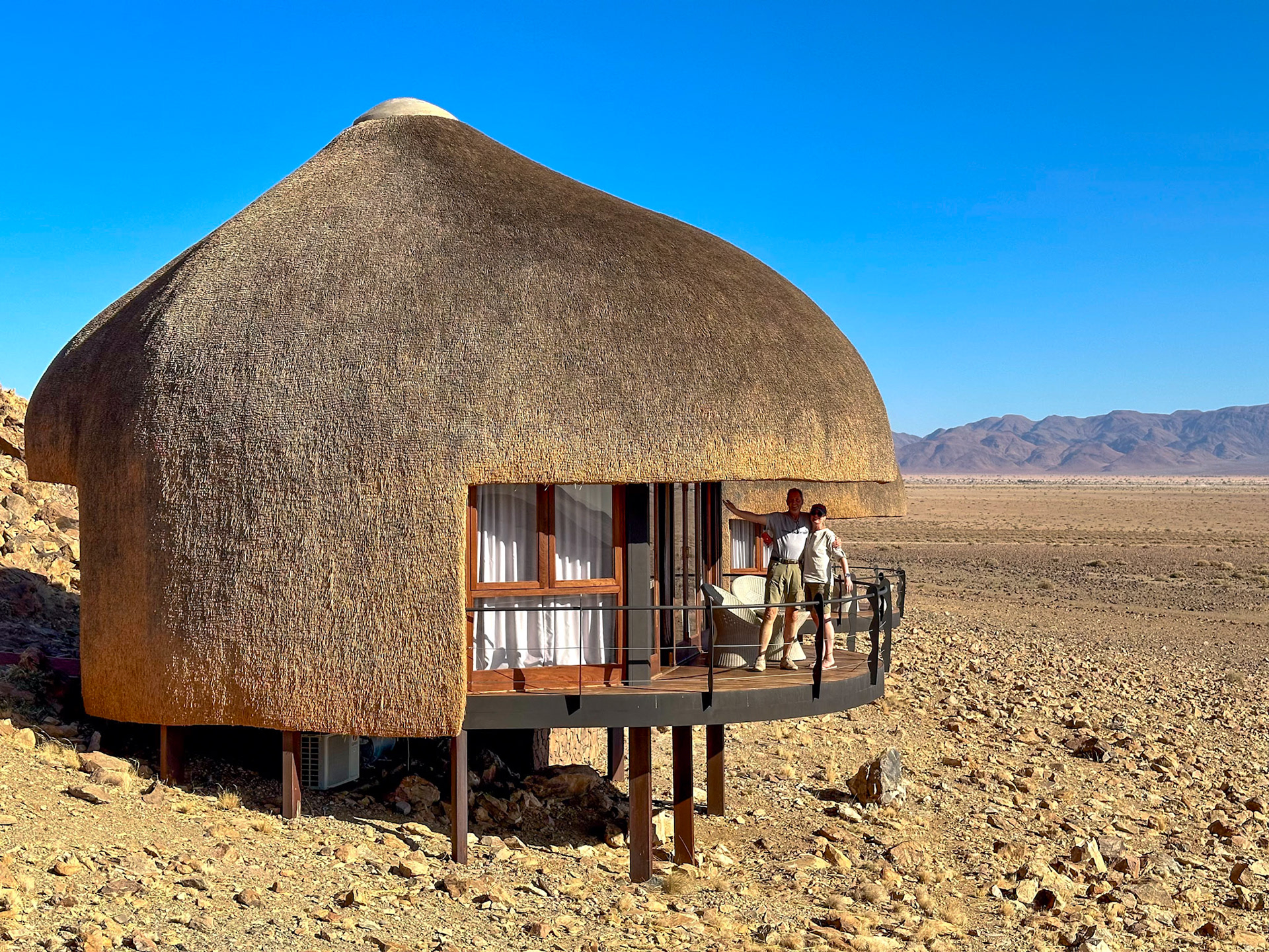 Lodge in der Namib-Wüste