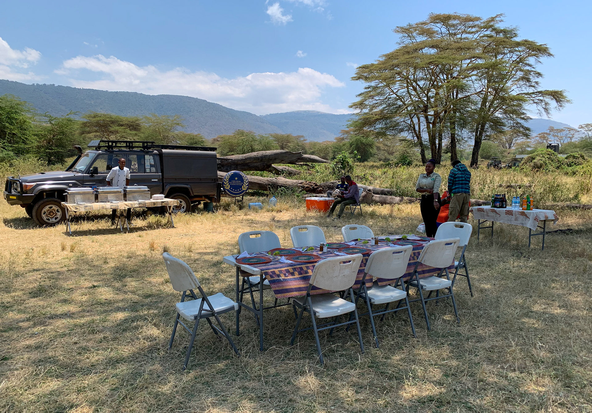 Picnic im Ngorongoro-Krater
