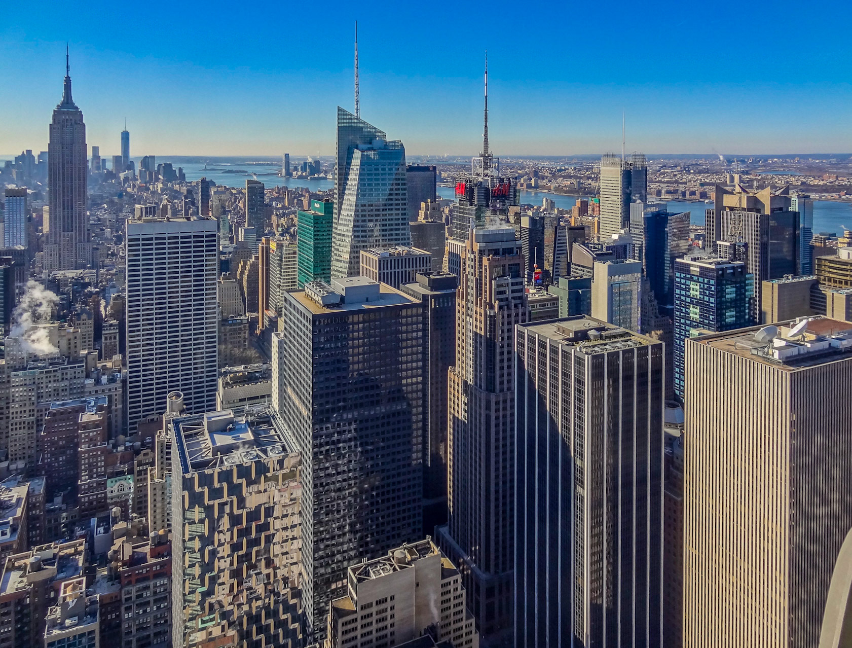 Blick vom Rockefeller Center ("Top of the Rock")
