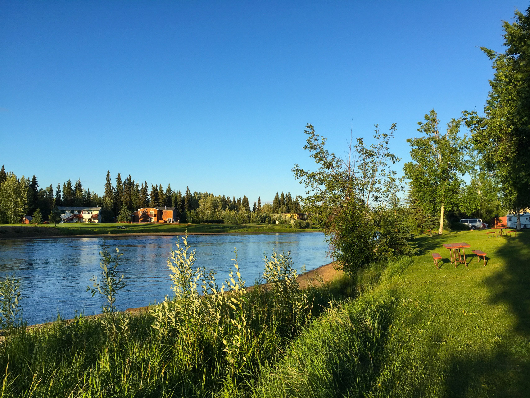 23:00h, Campground in Fairbanks