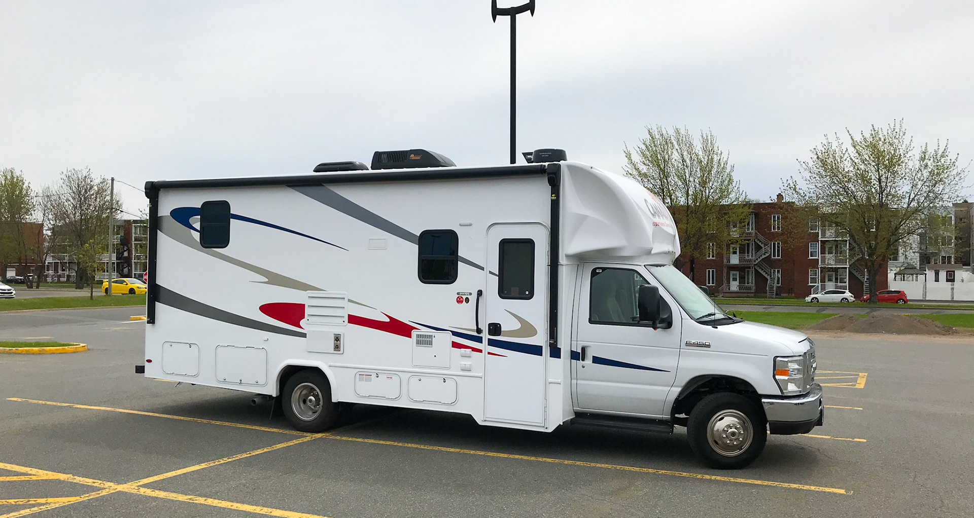 parken auf 4 Parkplätzen