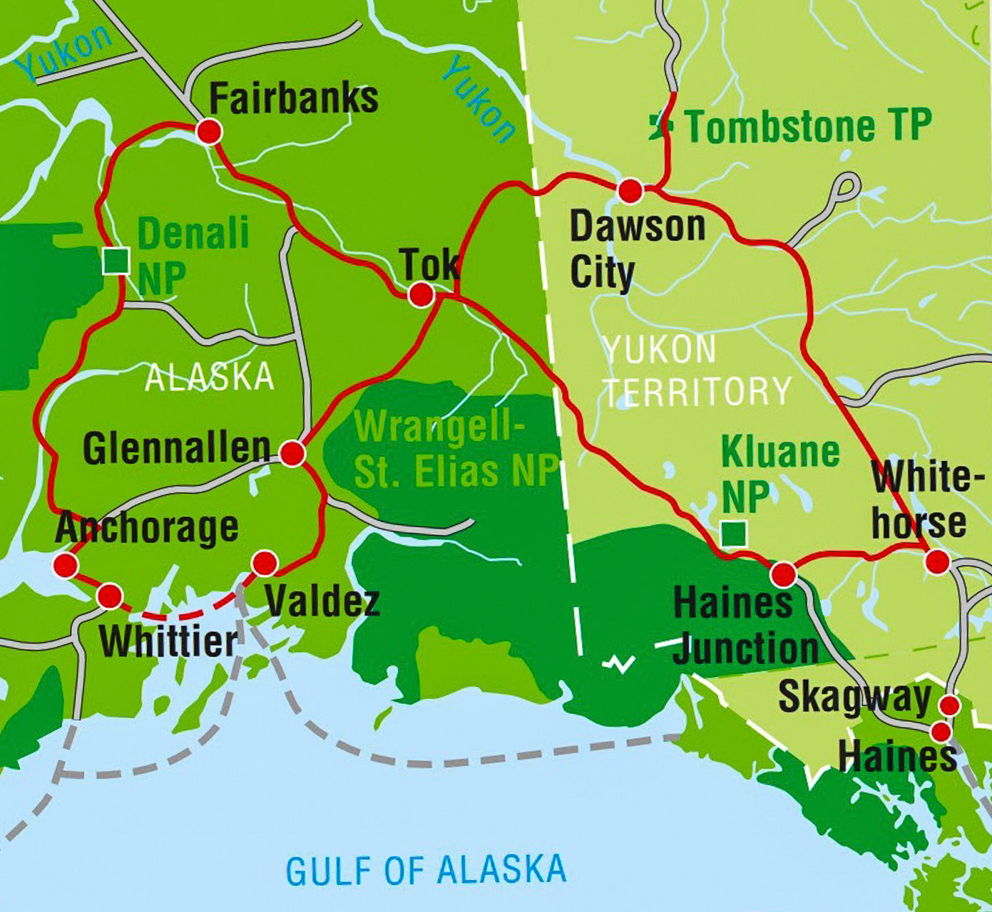 Beginn und Ende in Whitehorse