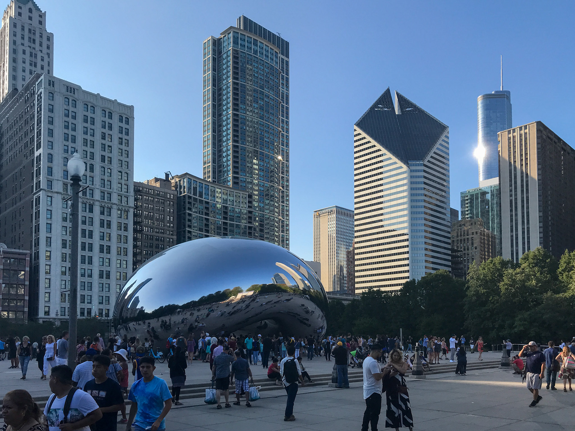 Cloud Gate im Millenium Park, Chicago