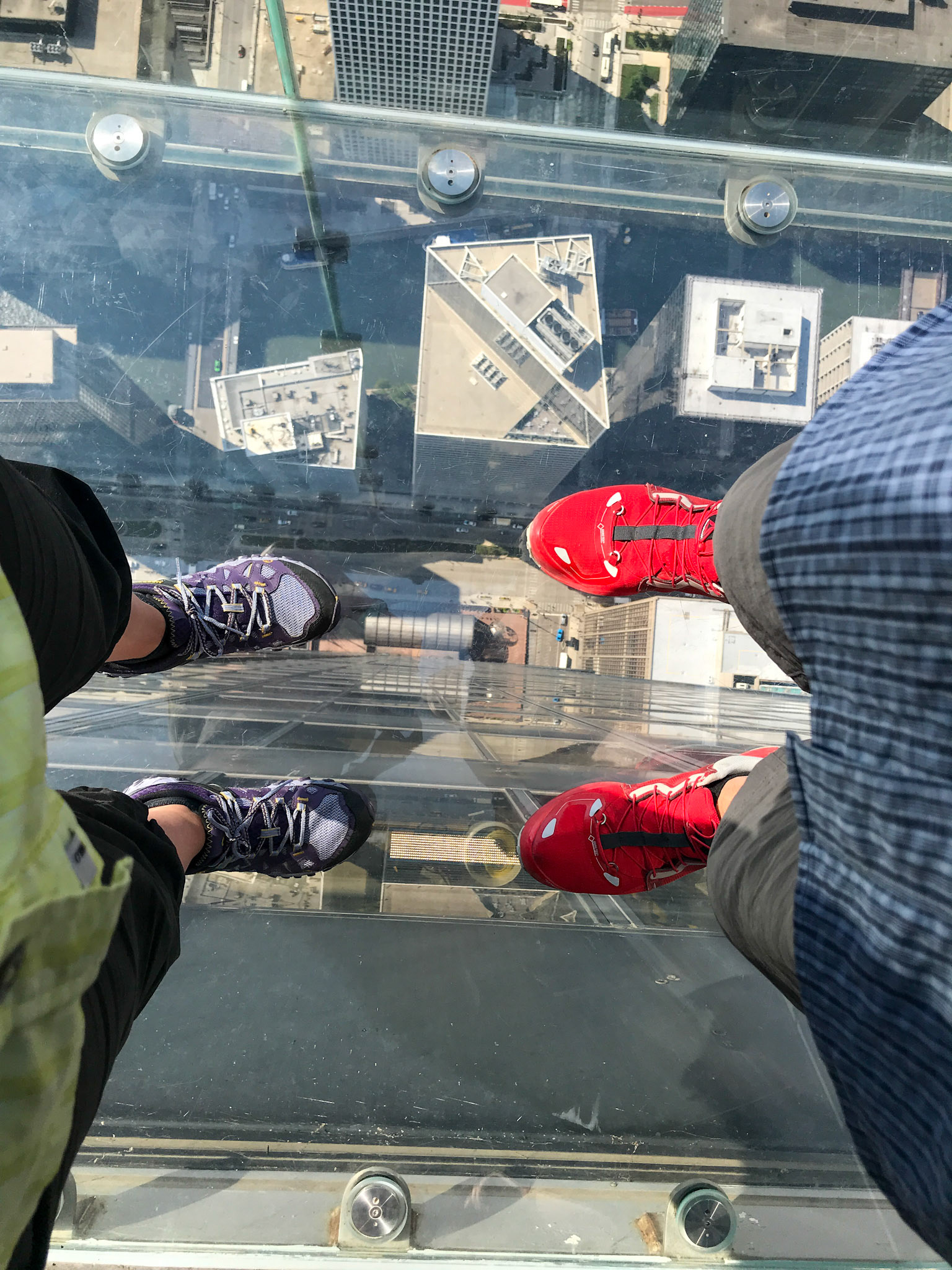 Glasboden im 103. Stock