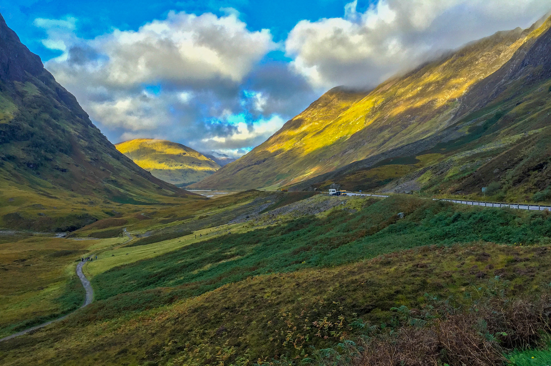 zwischen Crianlarich und Glencoe