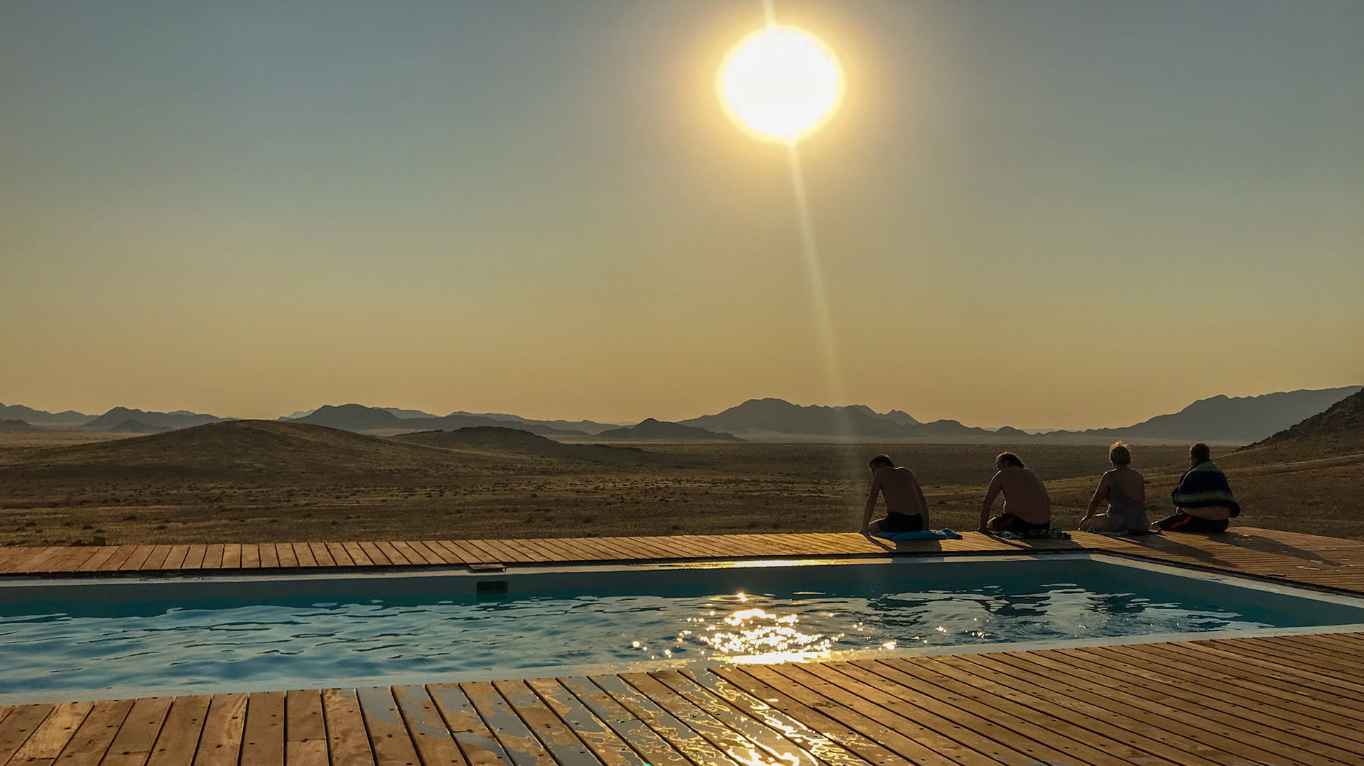 chillen (oder grillen) in der Namib Wüste