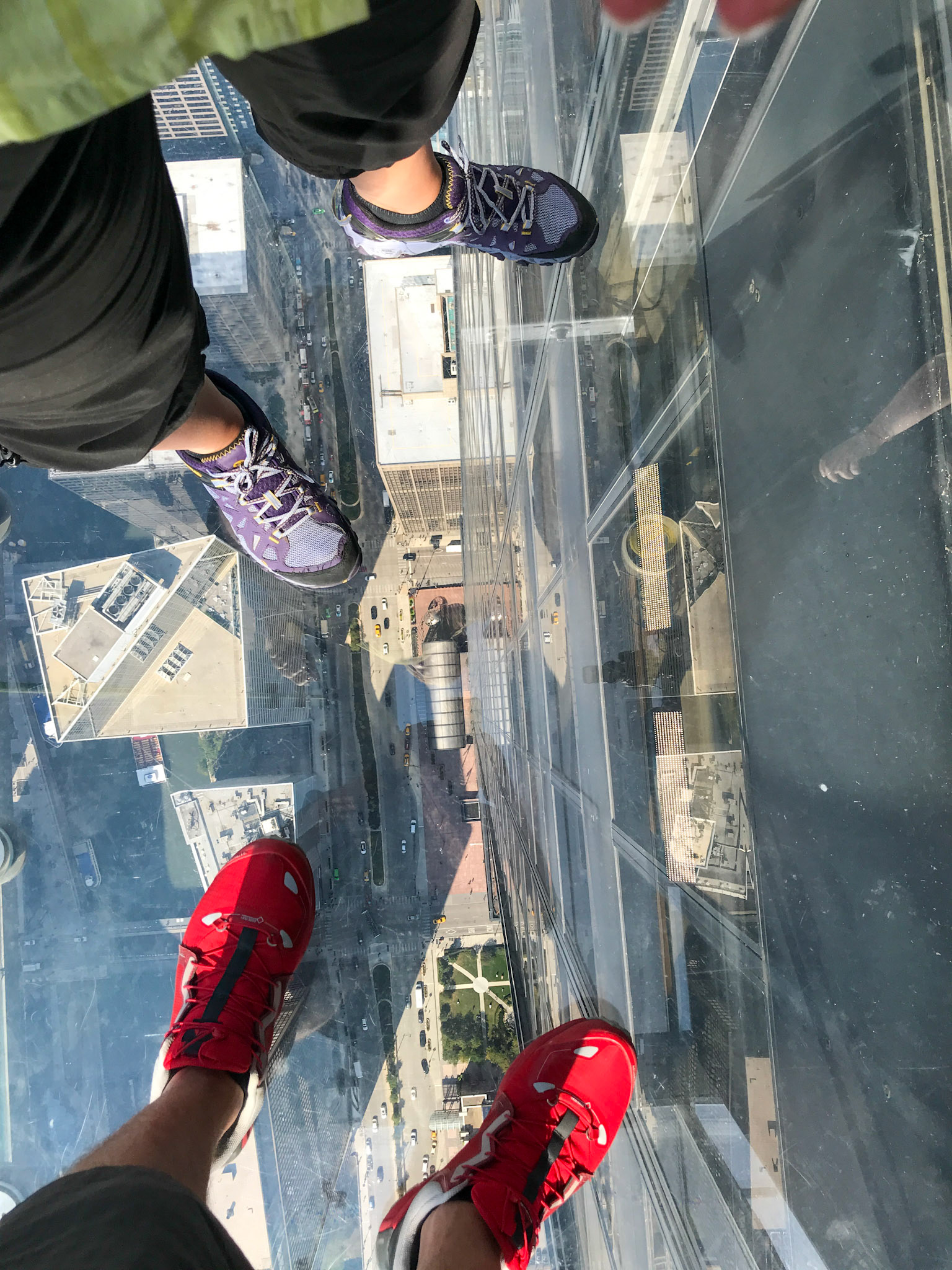 Glasbalkon im 103. Stock des zweitgrößten Wolkenkratzers der USA