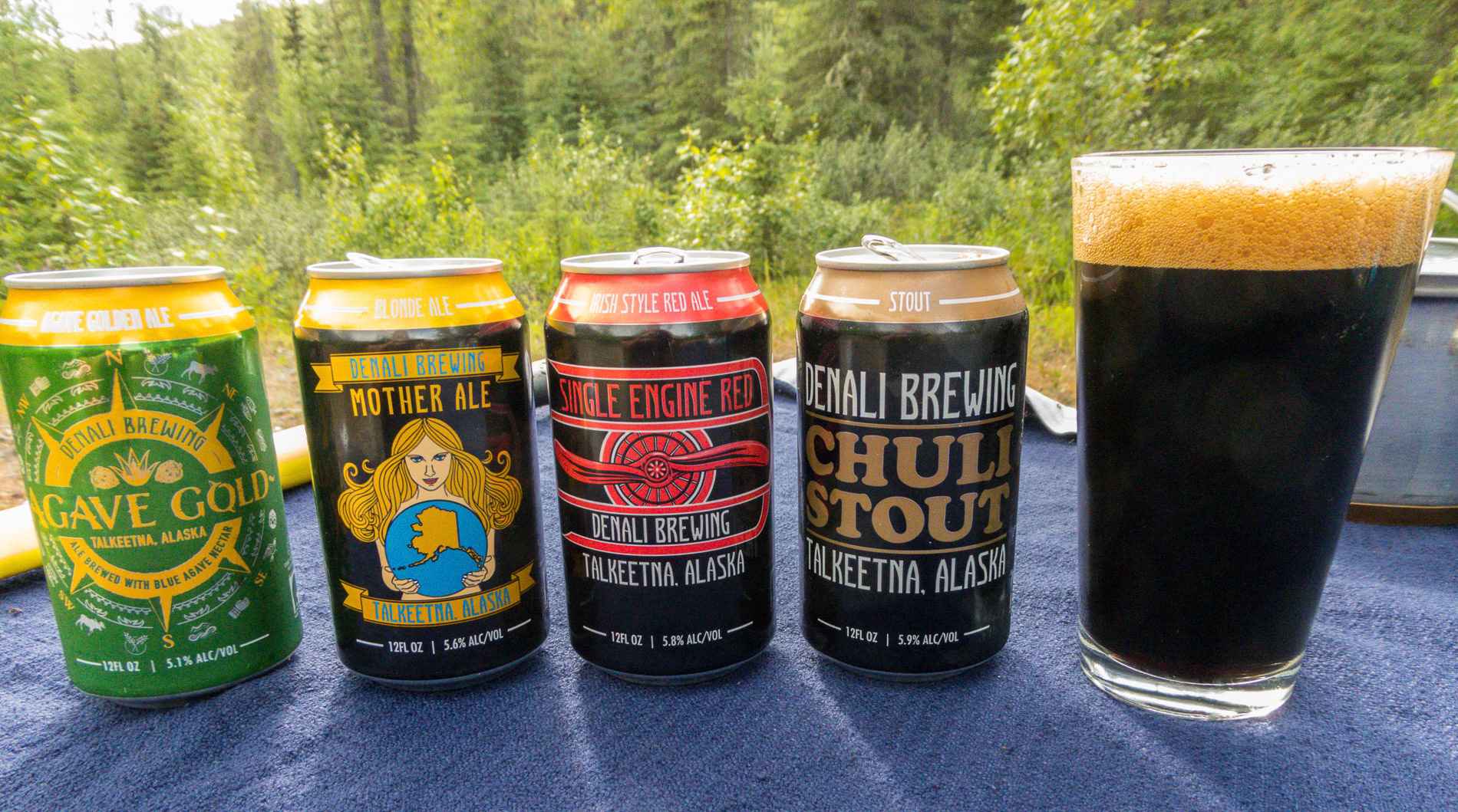 Denali Beer tasting