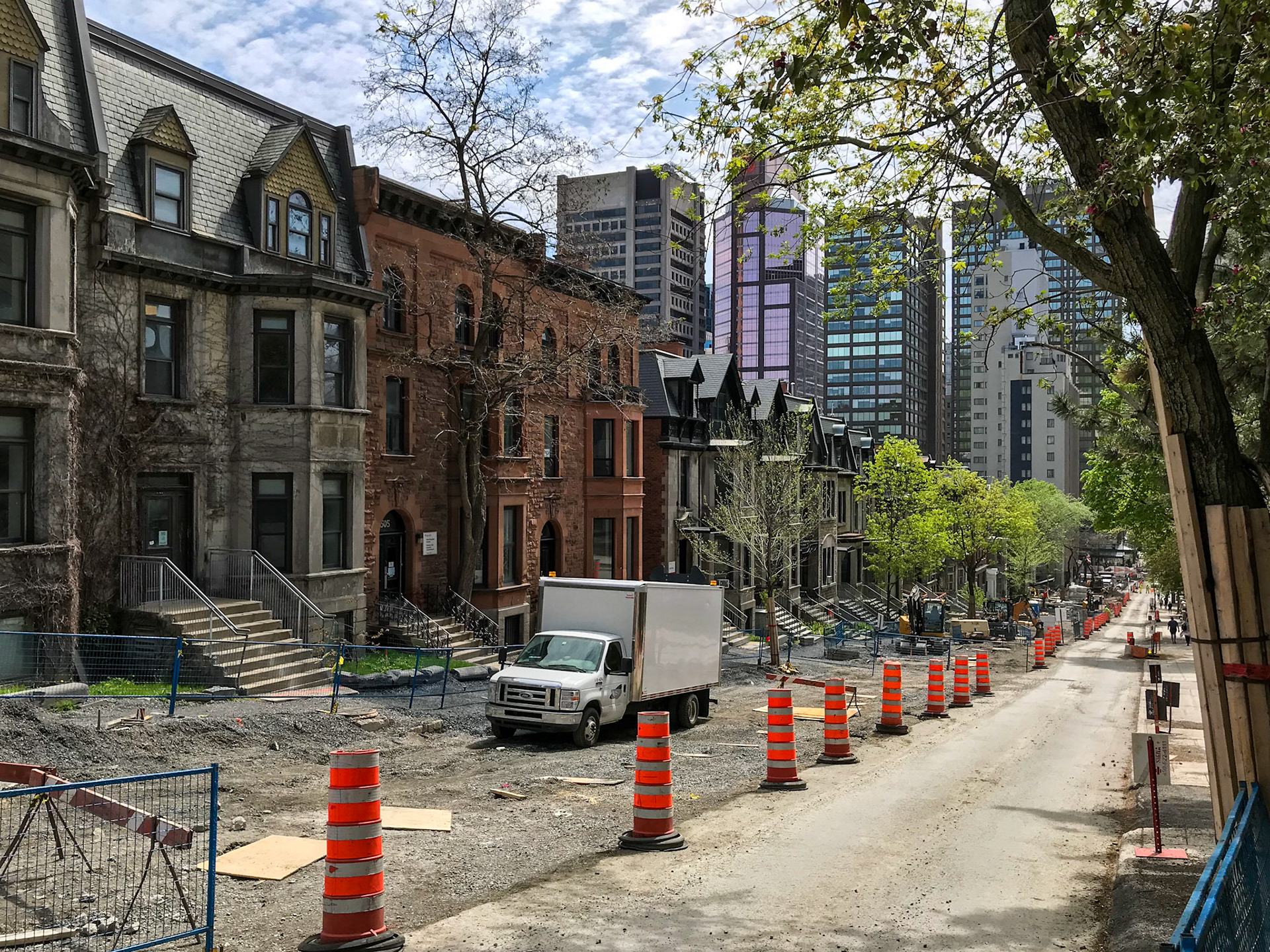Montreal ist ein große Baustelle - aber trotzdem schön
