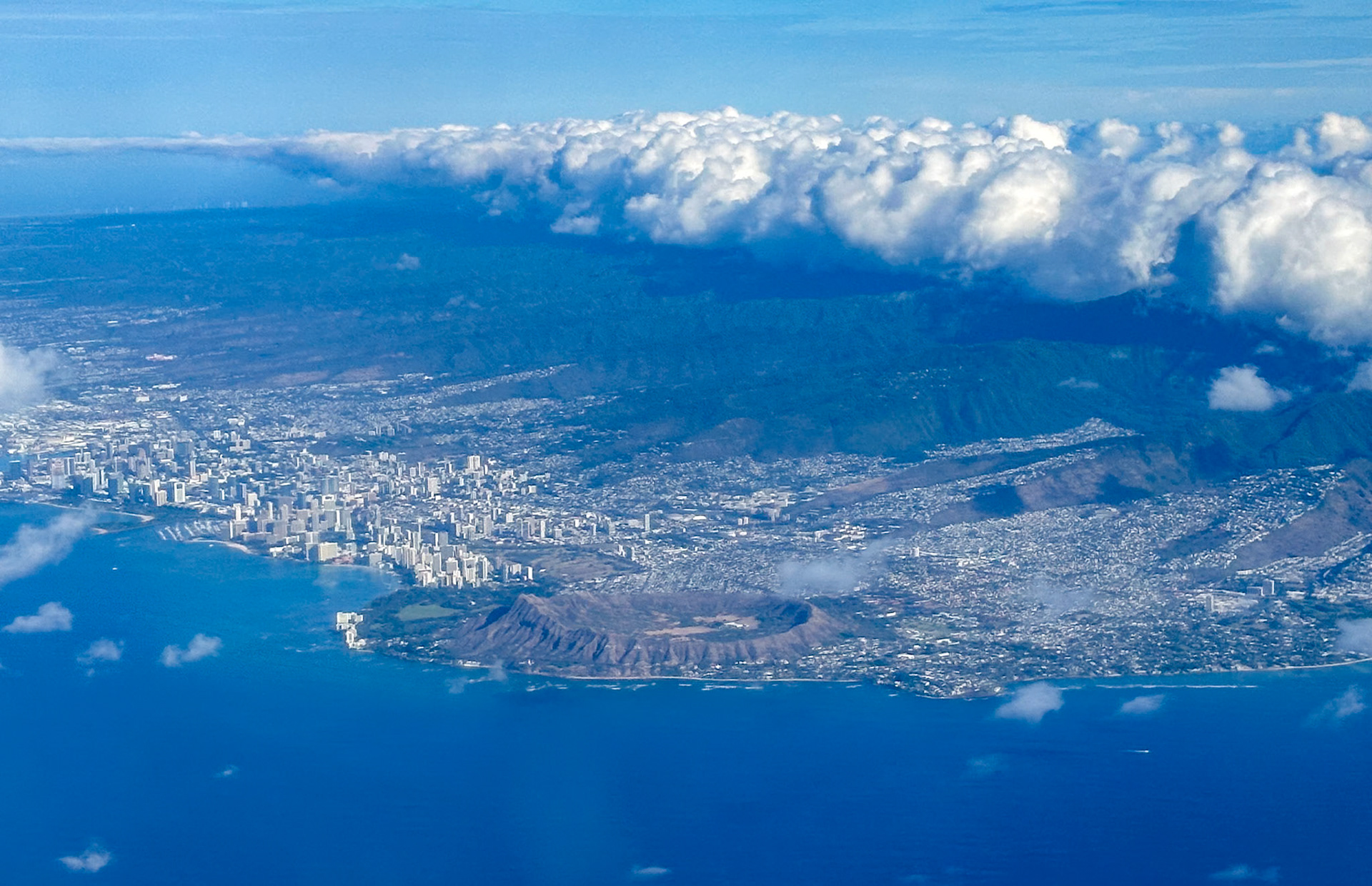 Waikiki und Diamond Head
