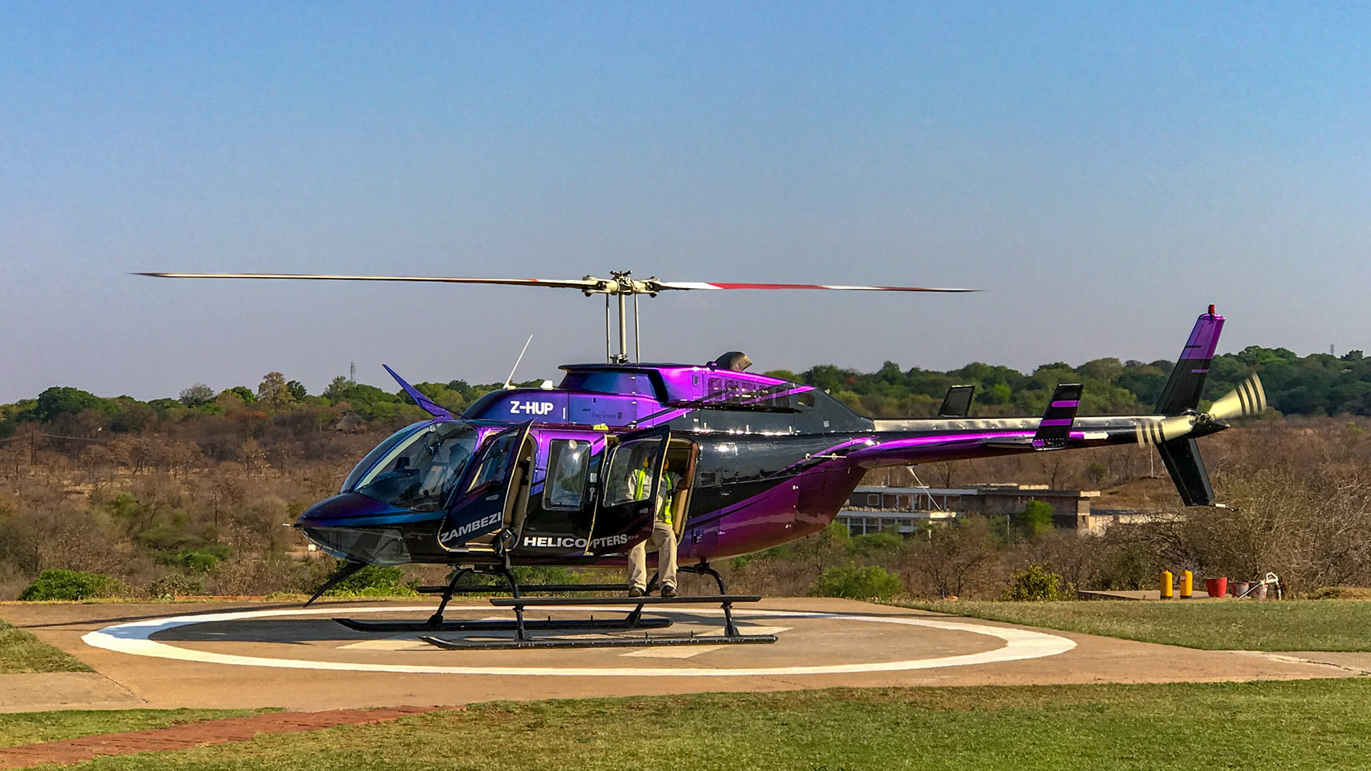 Hubschrauber Rundflug über die Victoria Fälle