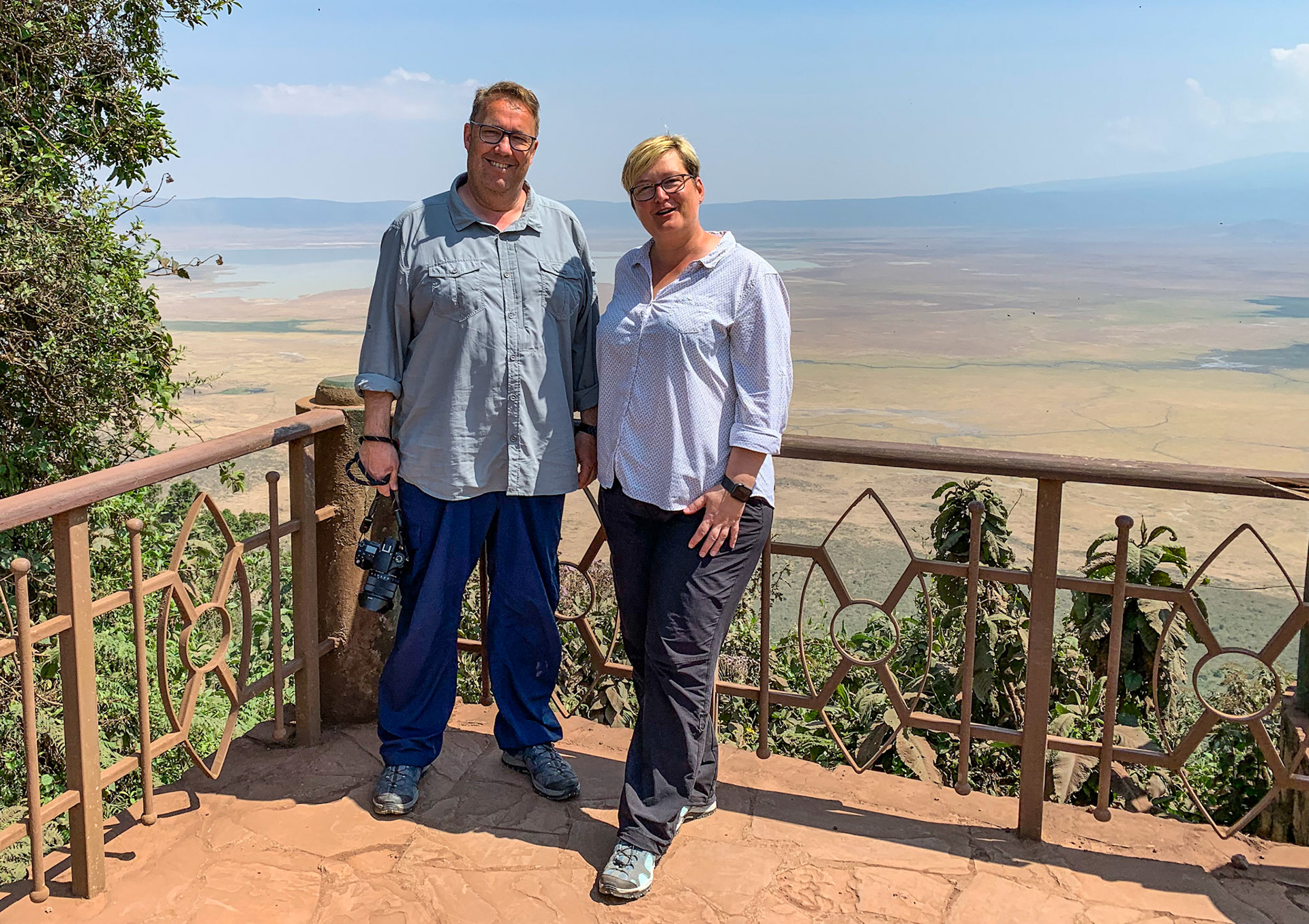Blick auf den Ngorongoro Krater