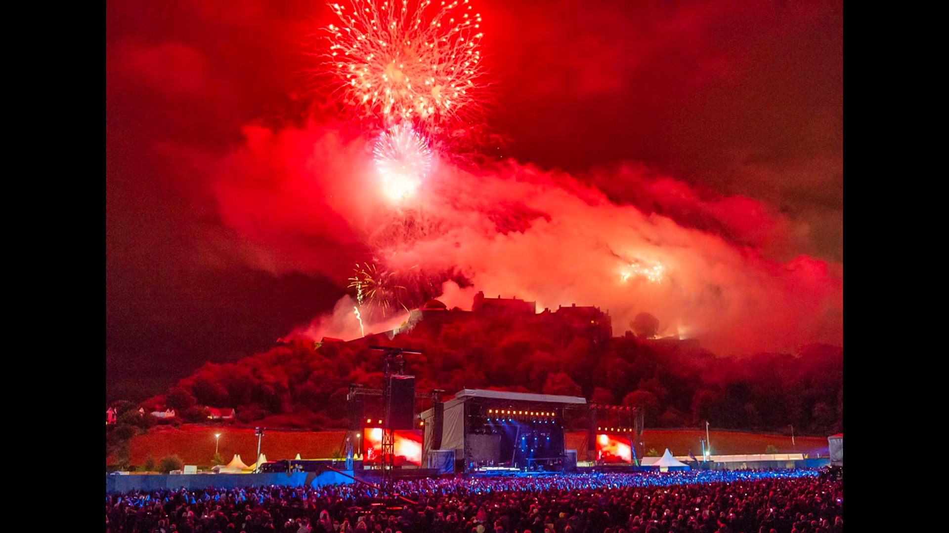 Runrig open air vor dem Stirling Castle