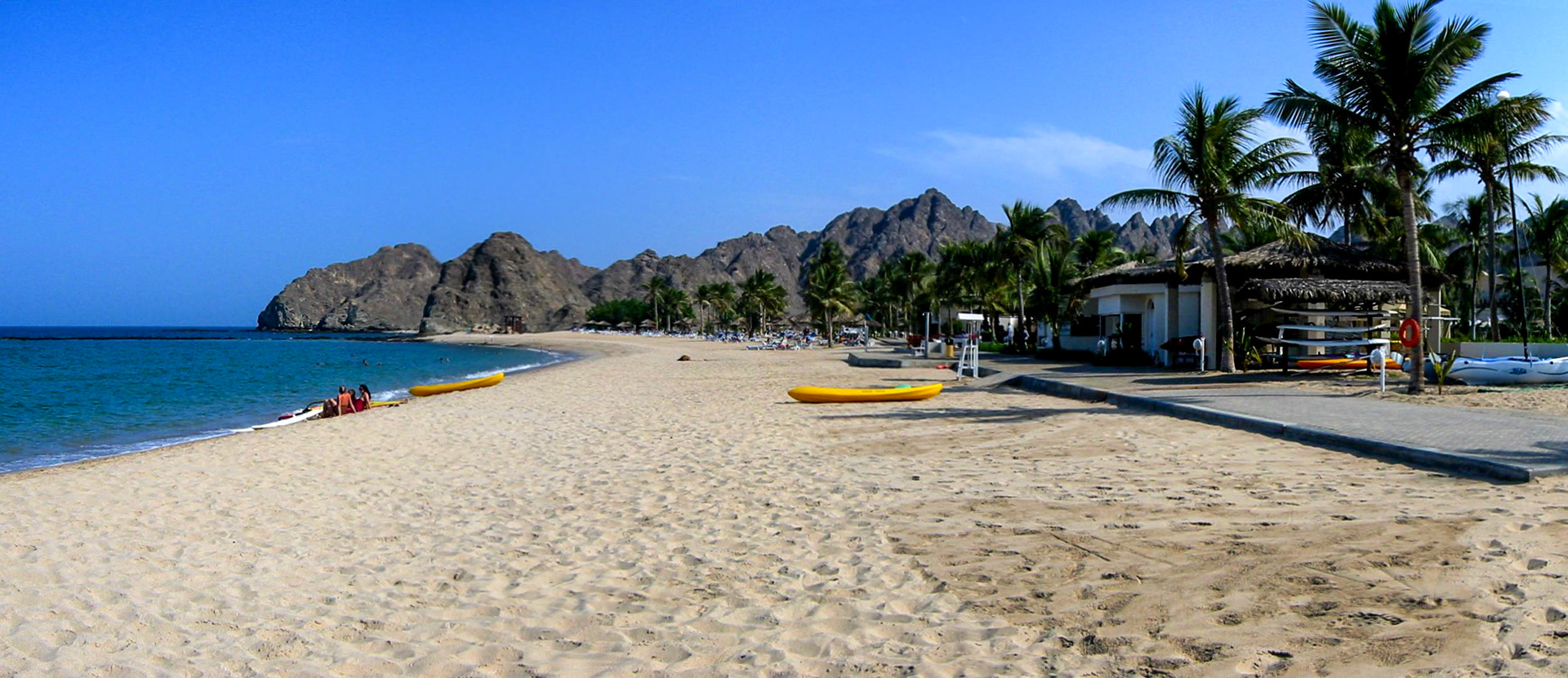 "Unser" Strand vor dem Al Bustan Palace Hotel