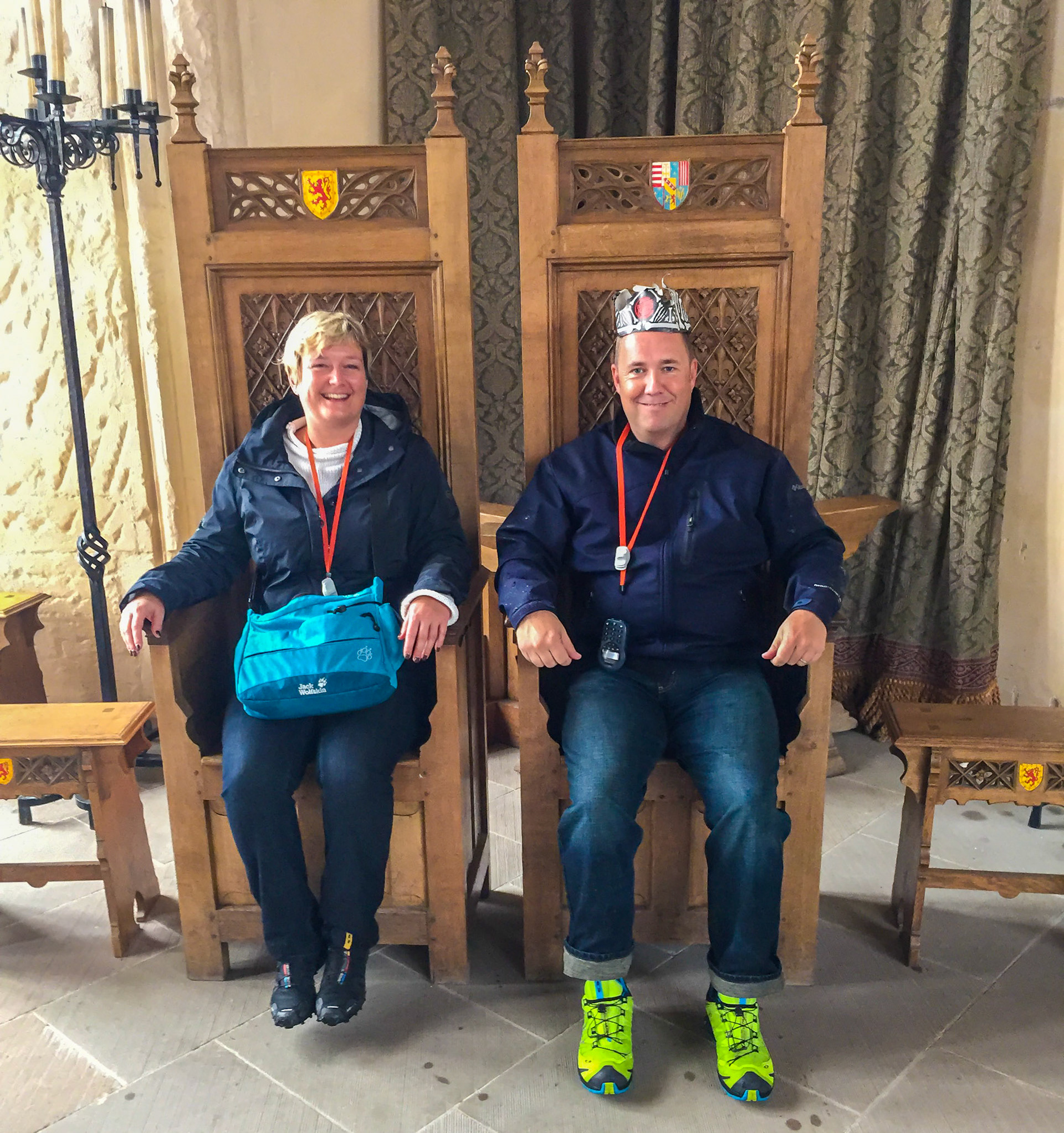 Königin & König, Stirling Castle