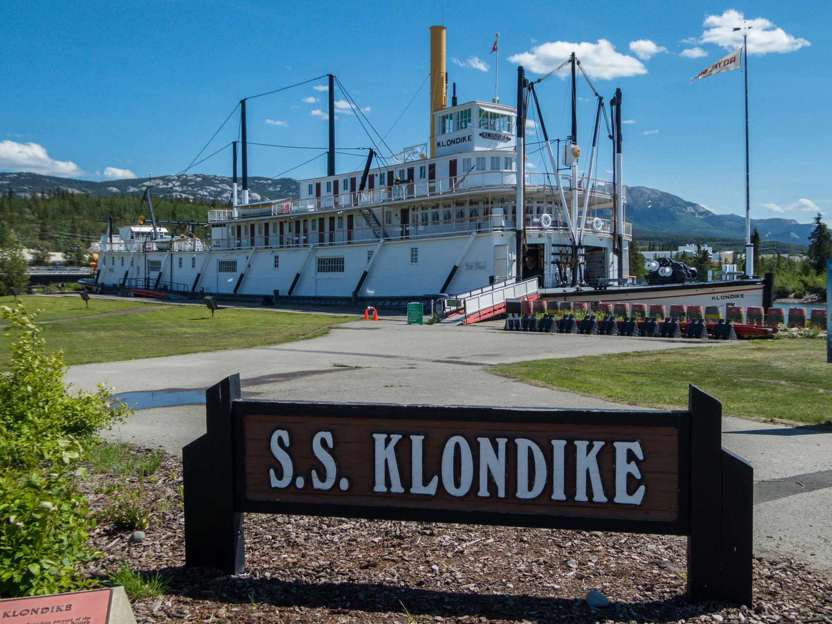 in Whitehorse, am Yukon River