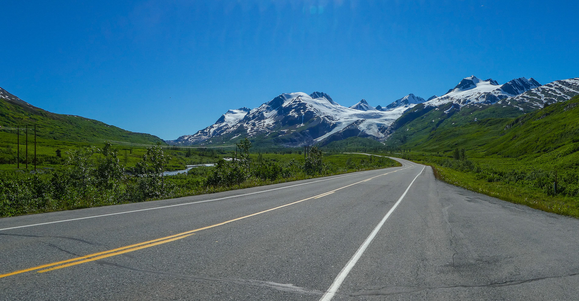 Worthington Glacier, am Richardson Highway