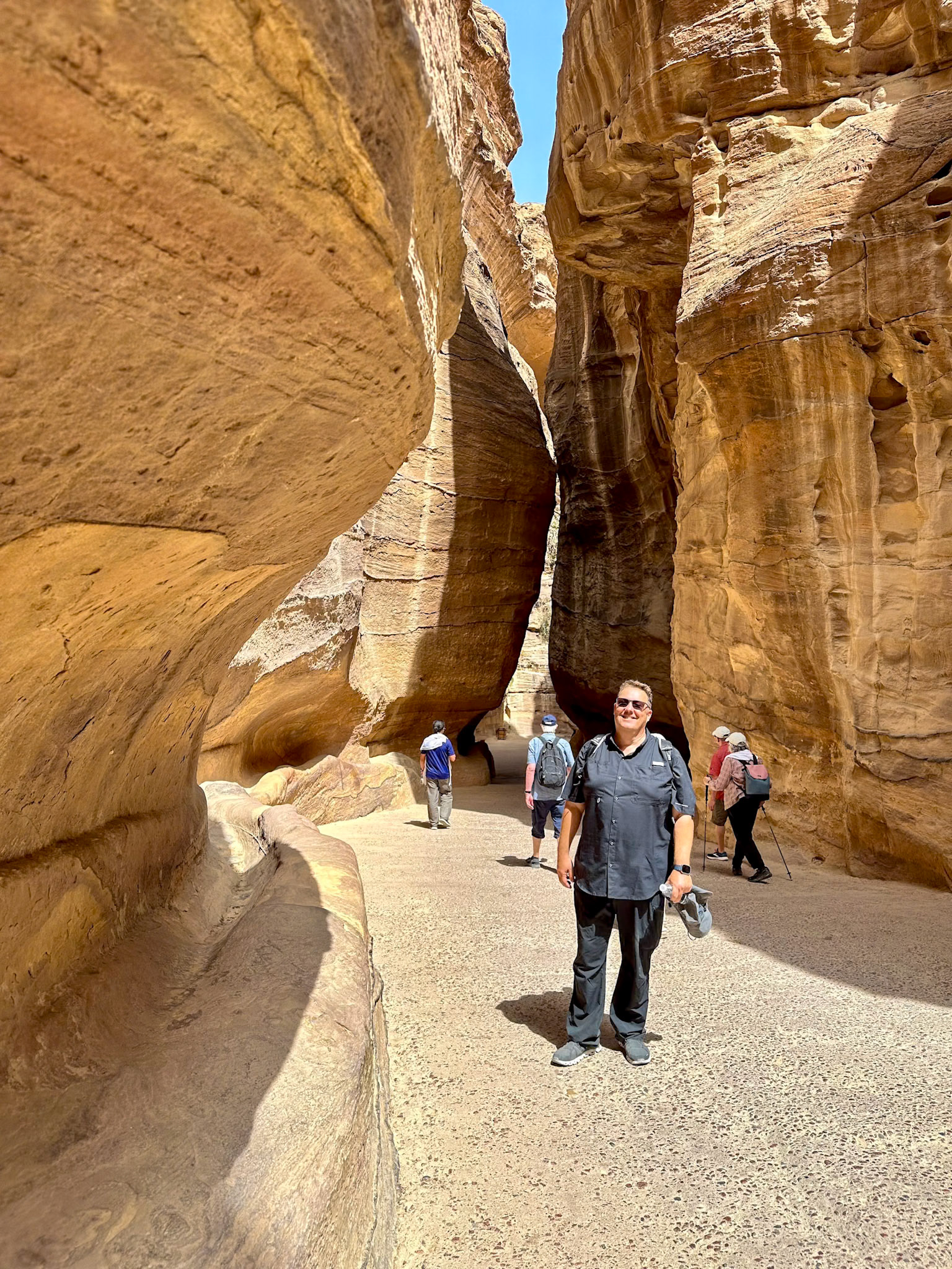 Weg zum Schatzhaus "Al Khazneh"