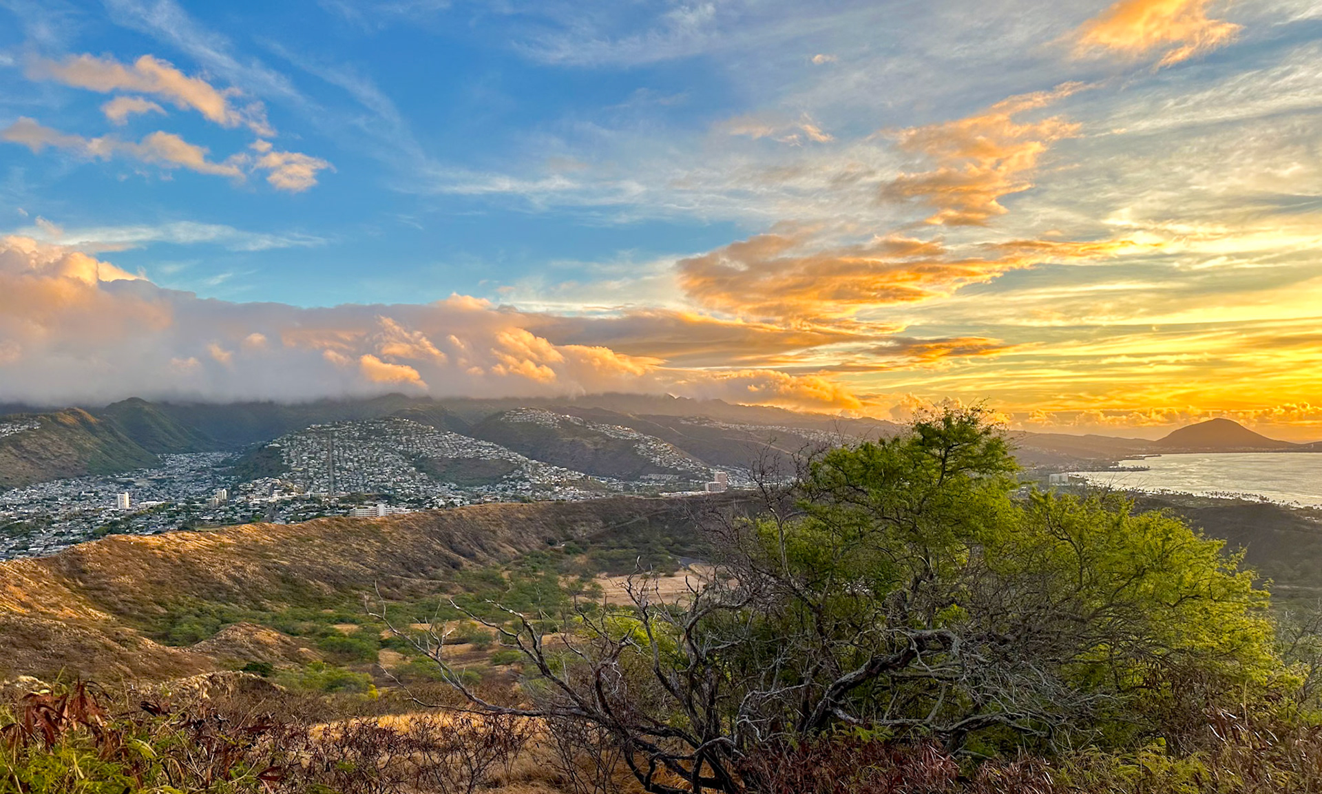Sonnenaufgang am Diamond Head