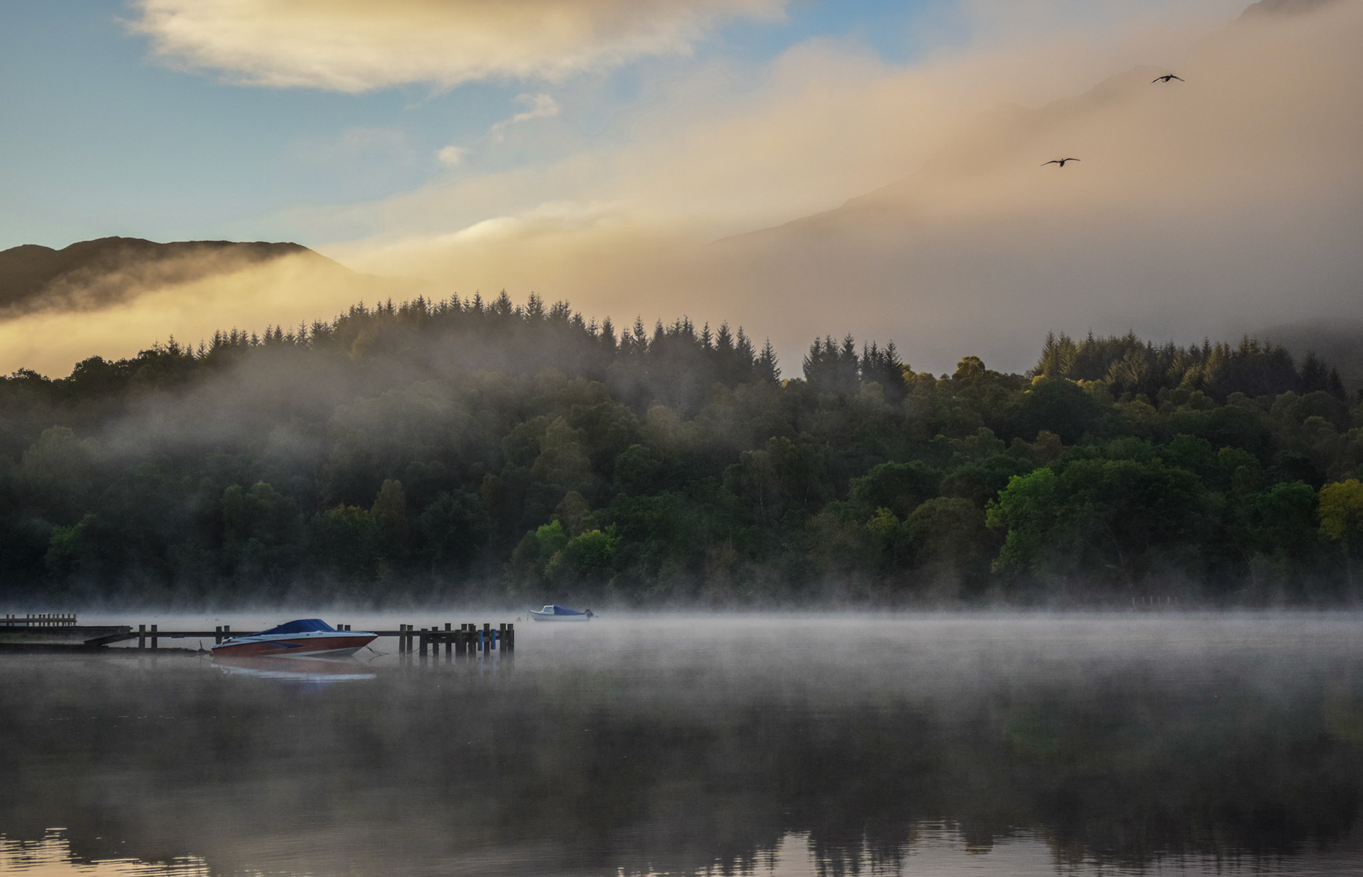 morgens am Loch Earn